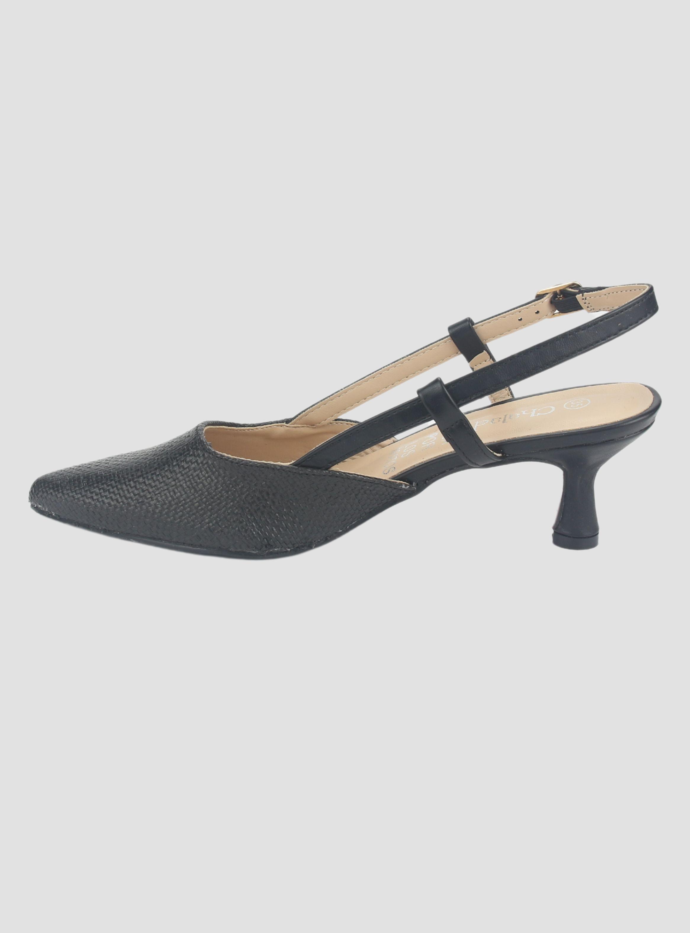 Zapato Chalada Mujer Chiapa-2 Negro Casual-1