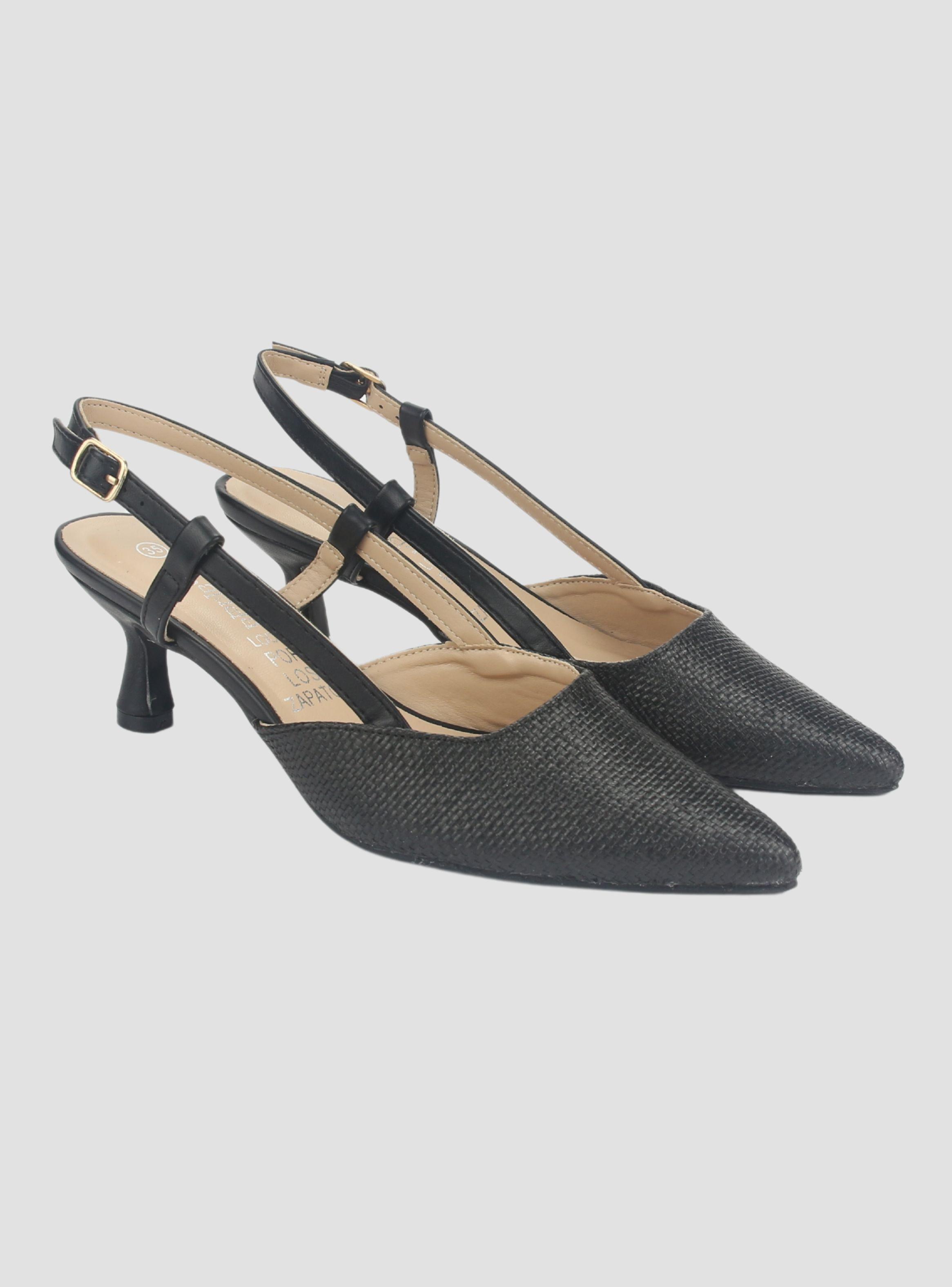 Zapato Chalada Mujer Chiapa-2 Negro Casual-4