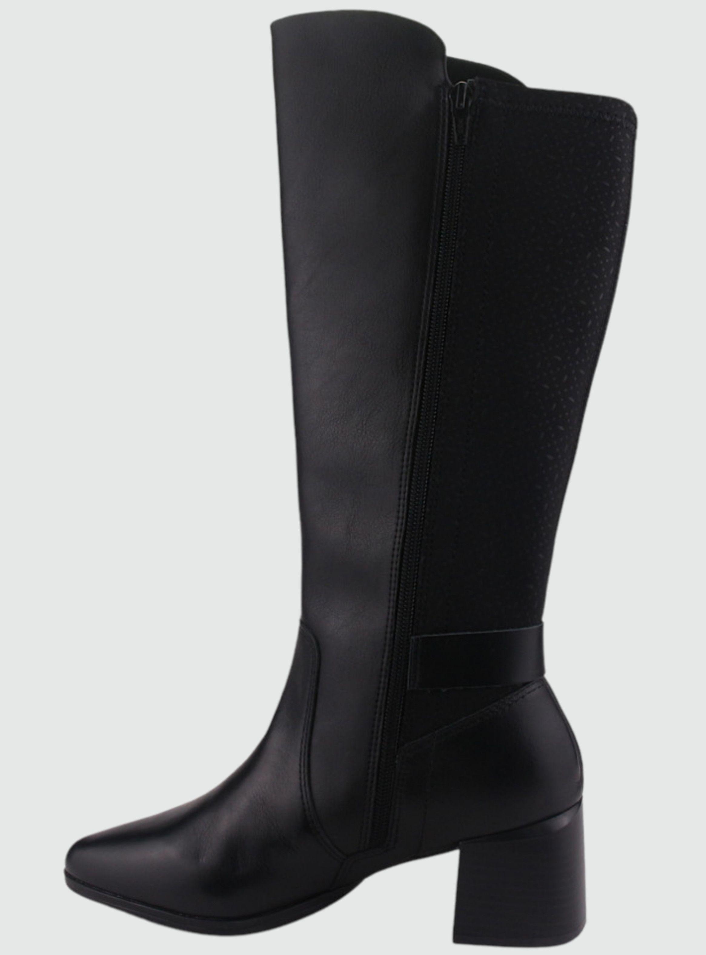 Bota Comfortflex Mujer 2298303 Negro Casual-1