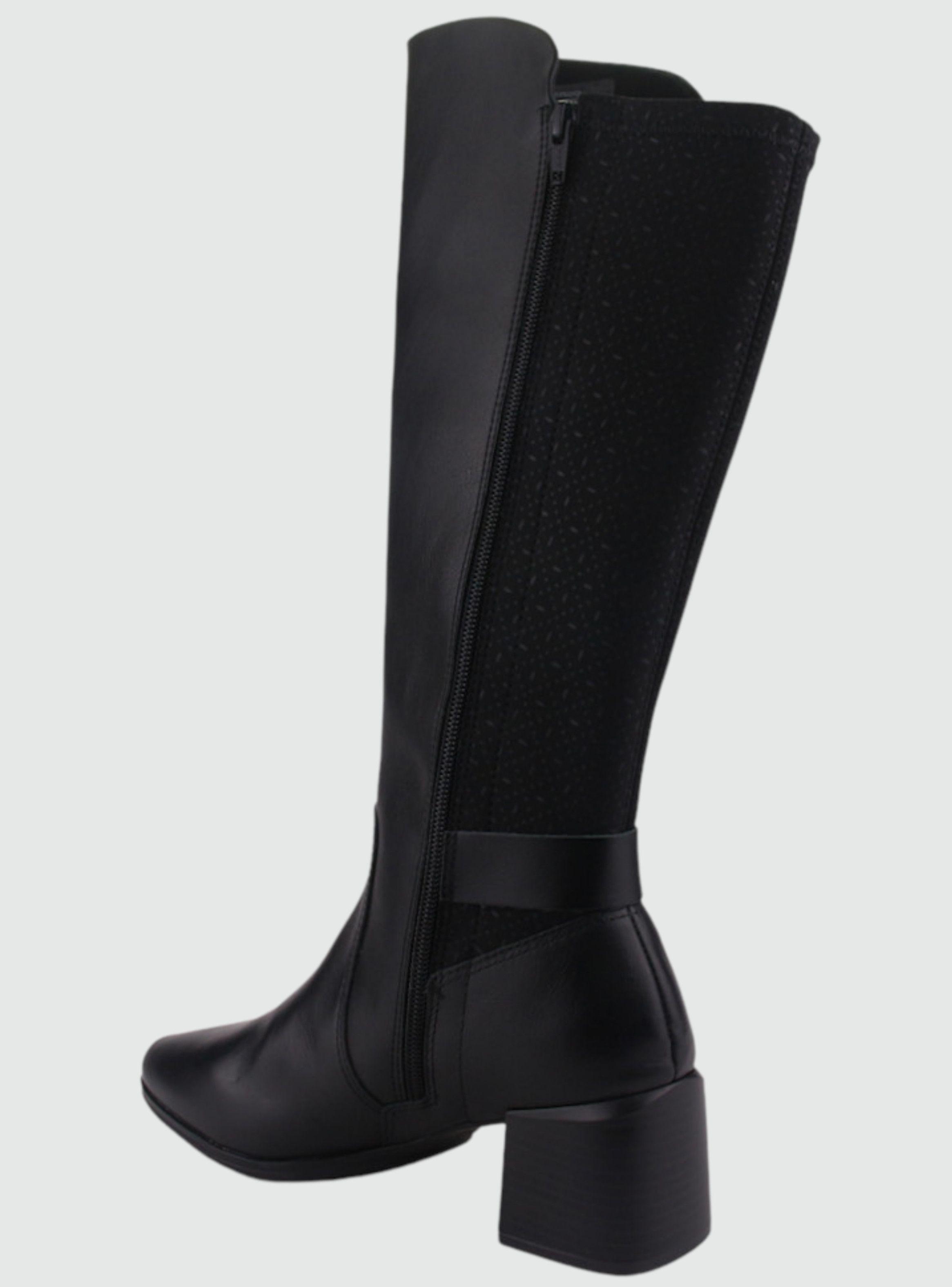 Bota Comfortflex Mujer 2298303 Negro Casual-3