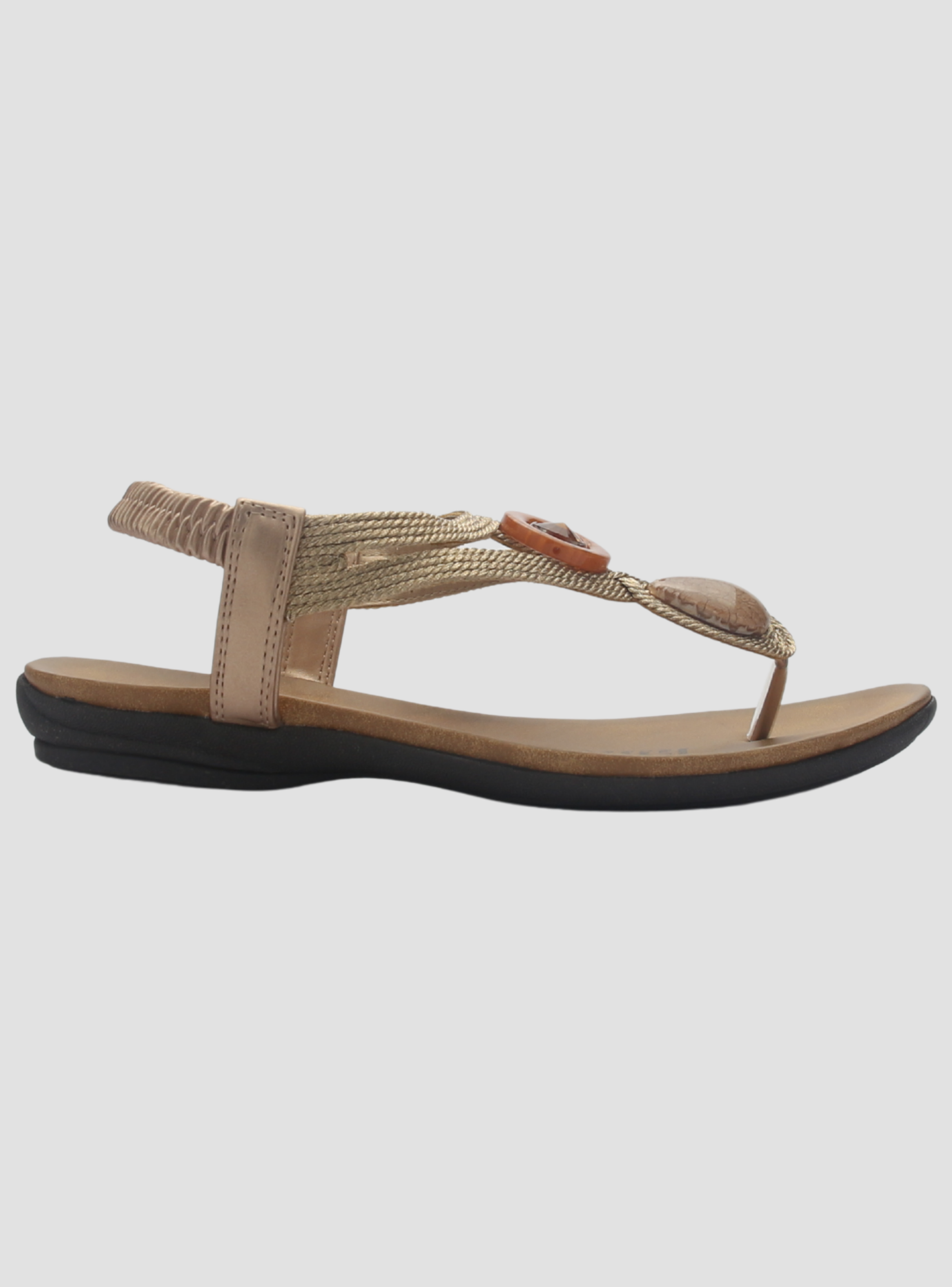 Sandalia Chalada Mujer Anatomic78 Dorado Casual-0