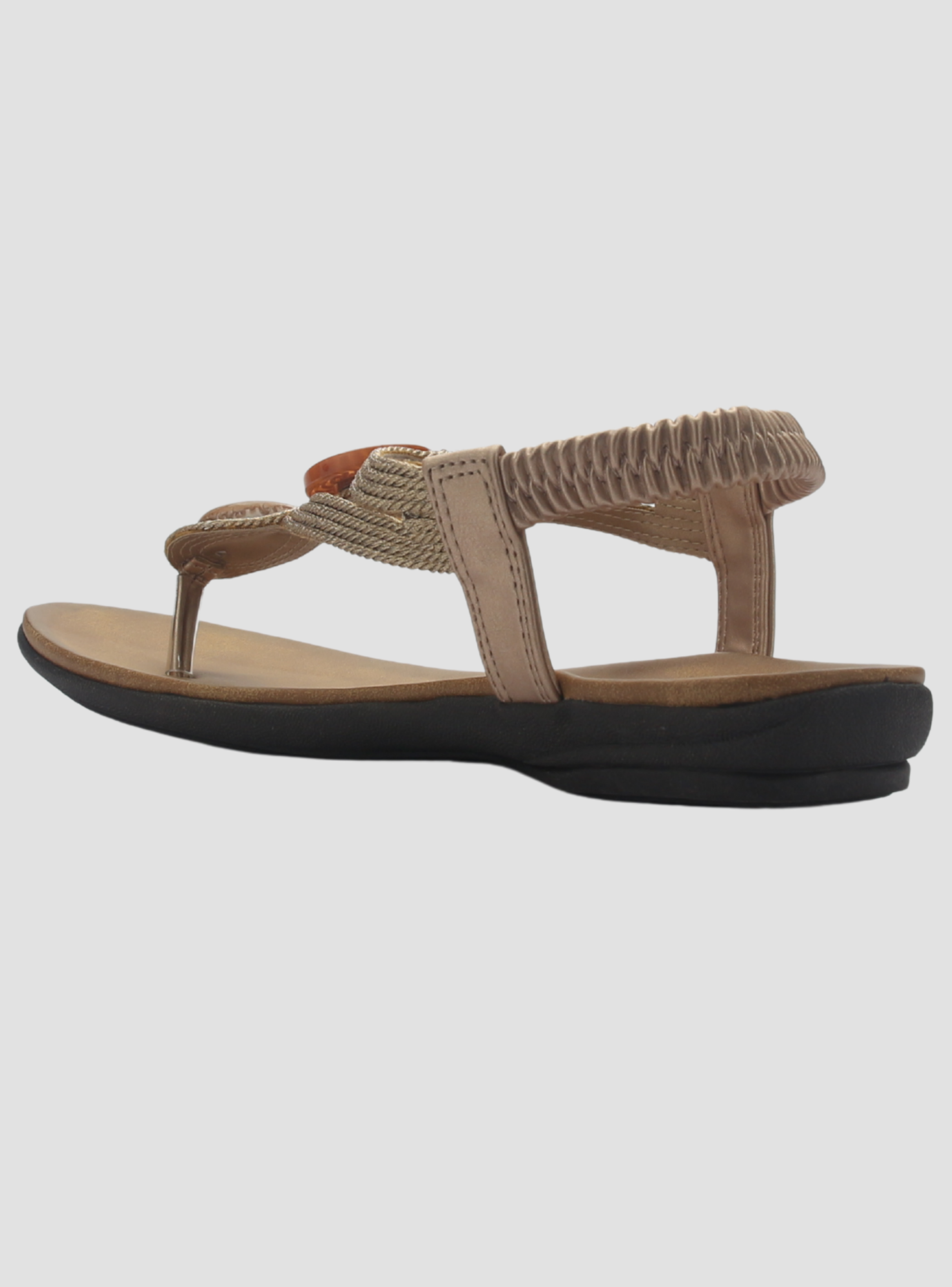 Sandalia Chalada Mujer Anatomic78 Dorado Casual-3