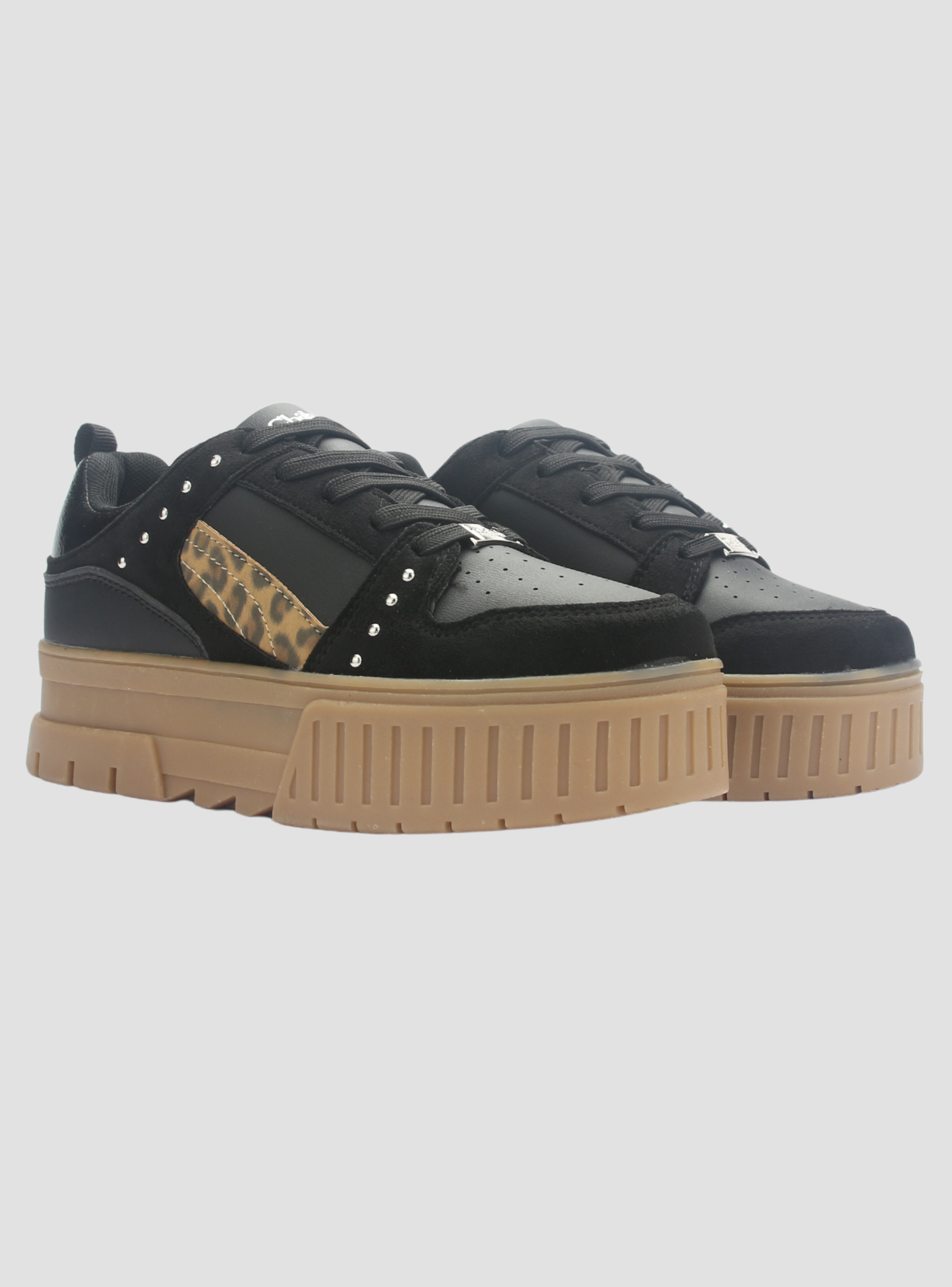 Zapatilla Mujer Chalada Troya-5 Negro Urbano-6