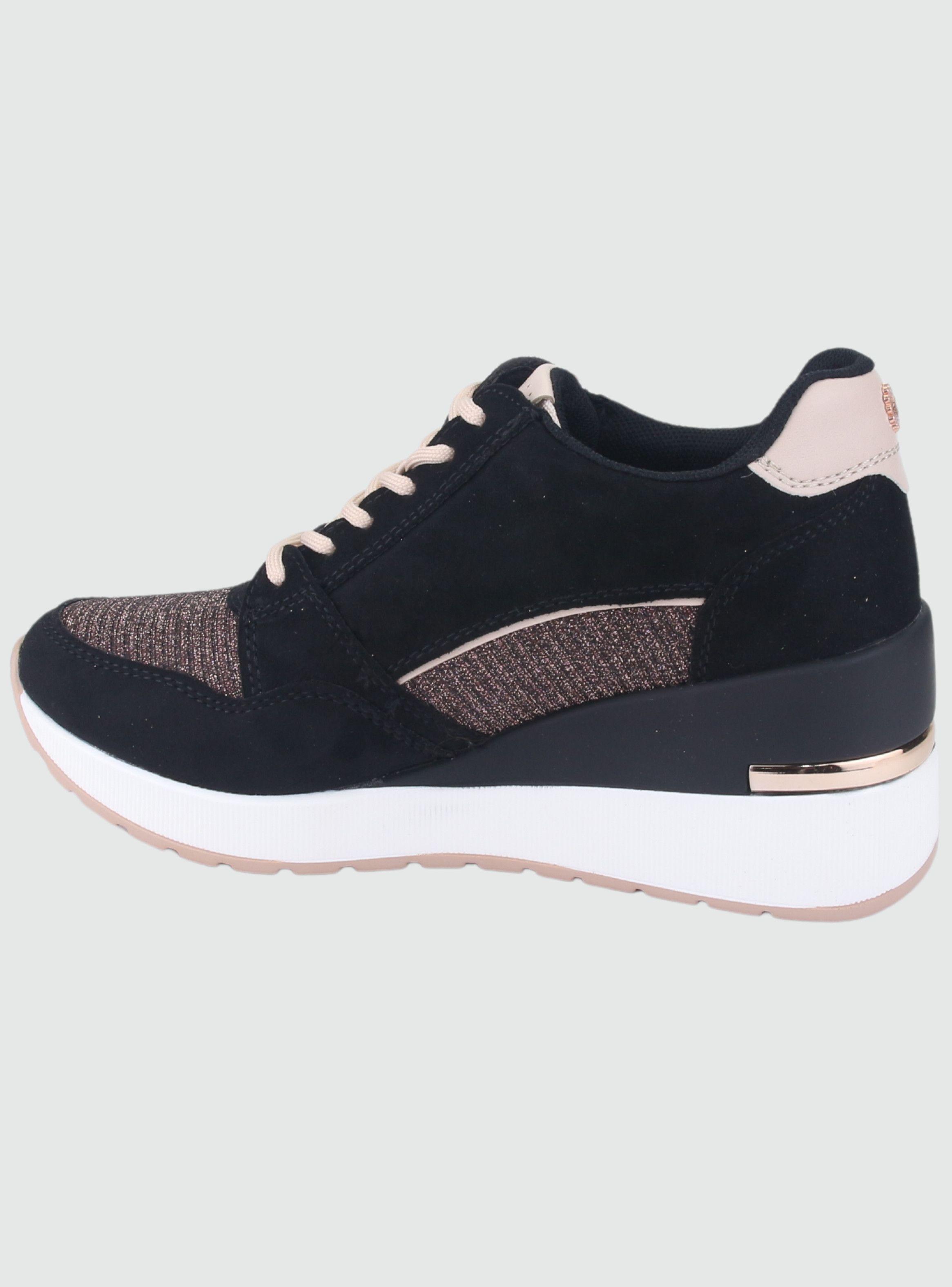 Zapatilla Chalada Mujer Bolden-5 Negro Urbano-1