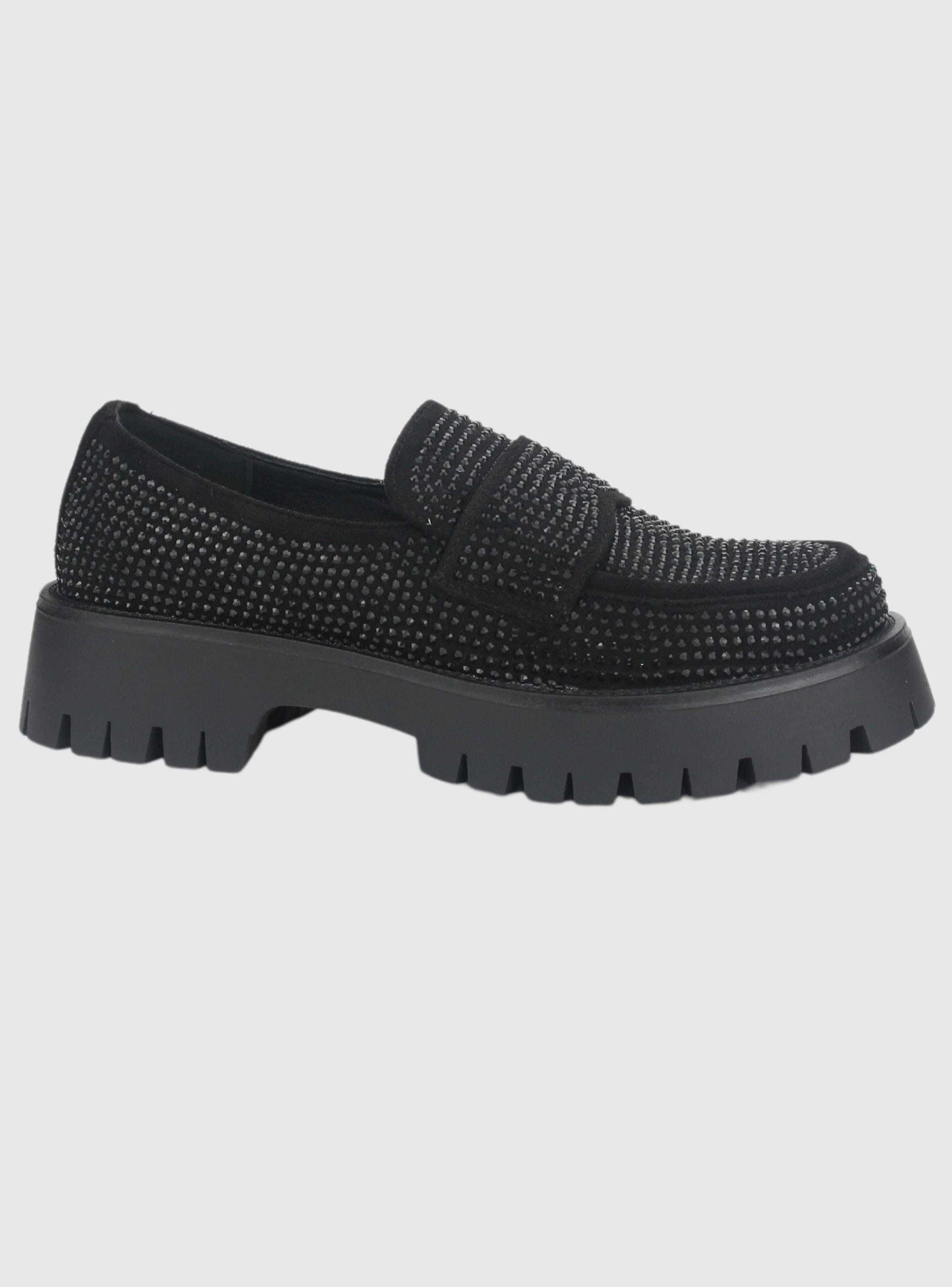 Mocasin Chalada Mujer Lenin-2 Negro Casual-0