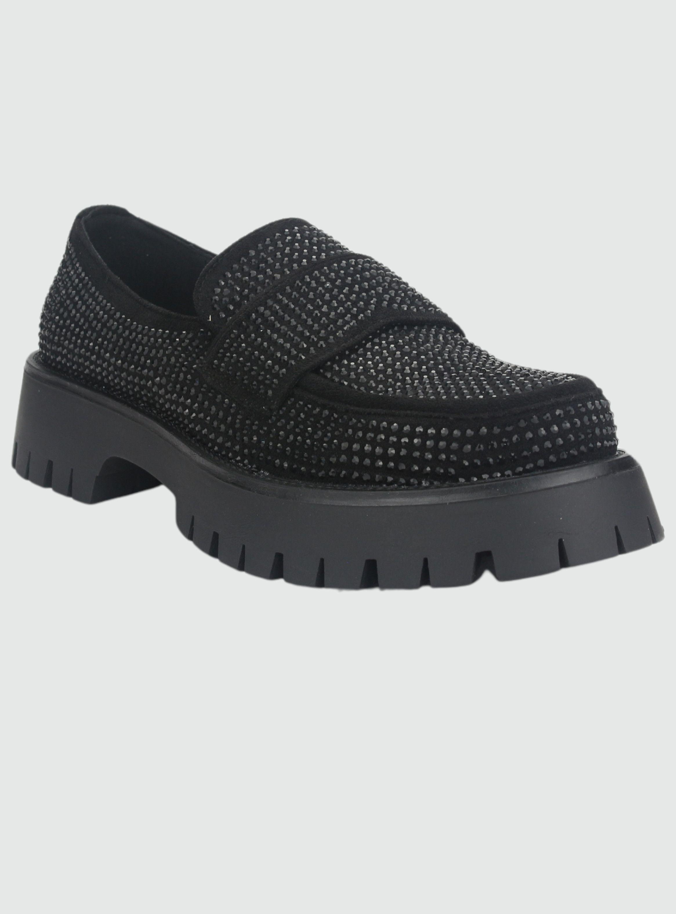 Mocasin Chalada Mujer Lenin-2 Negro Casual-2