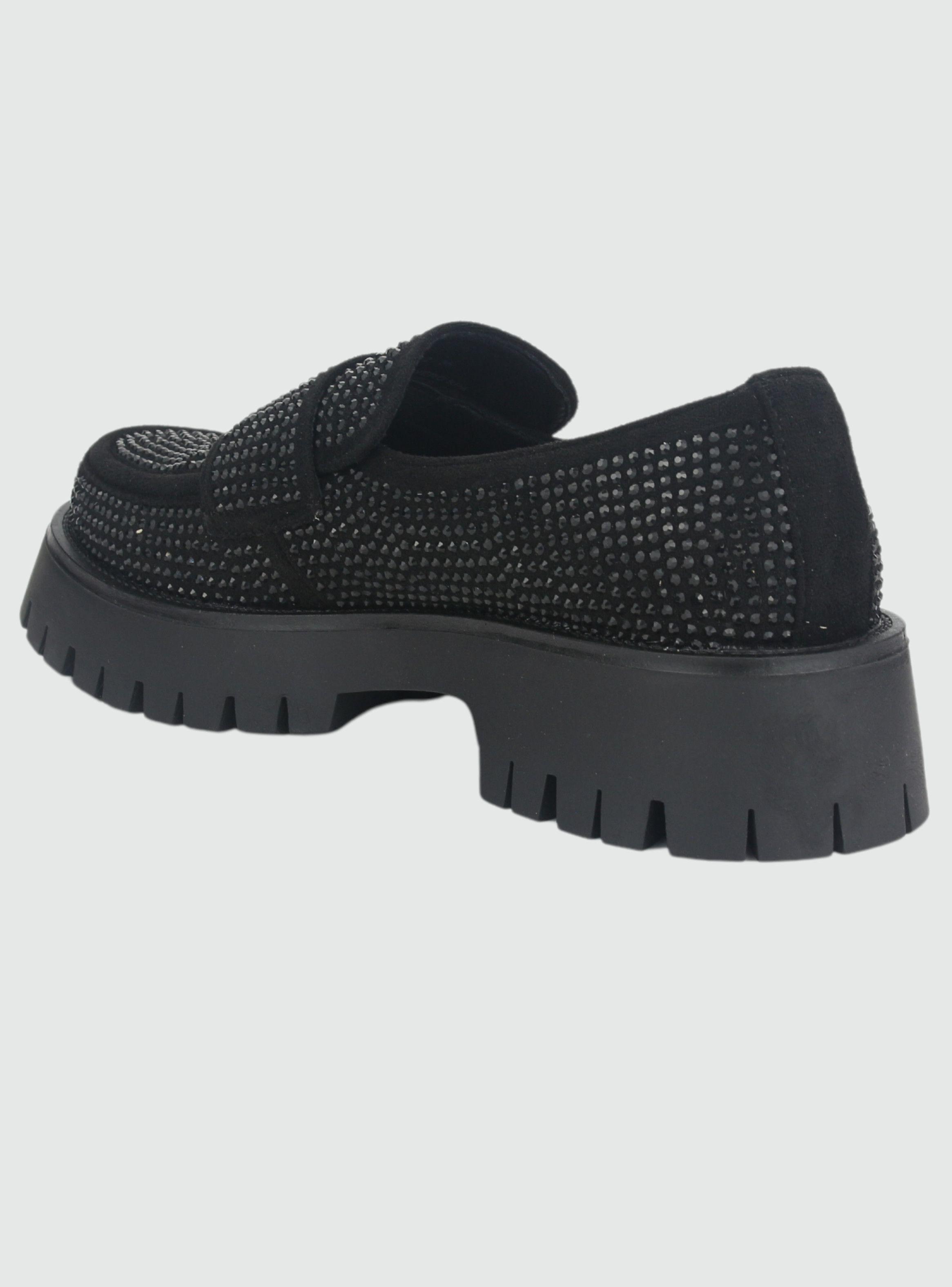 Mocasin Chalada Mujer Lenin-2 Negro Casual-3