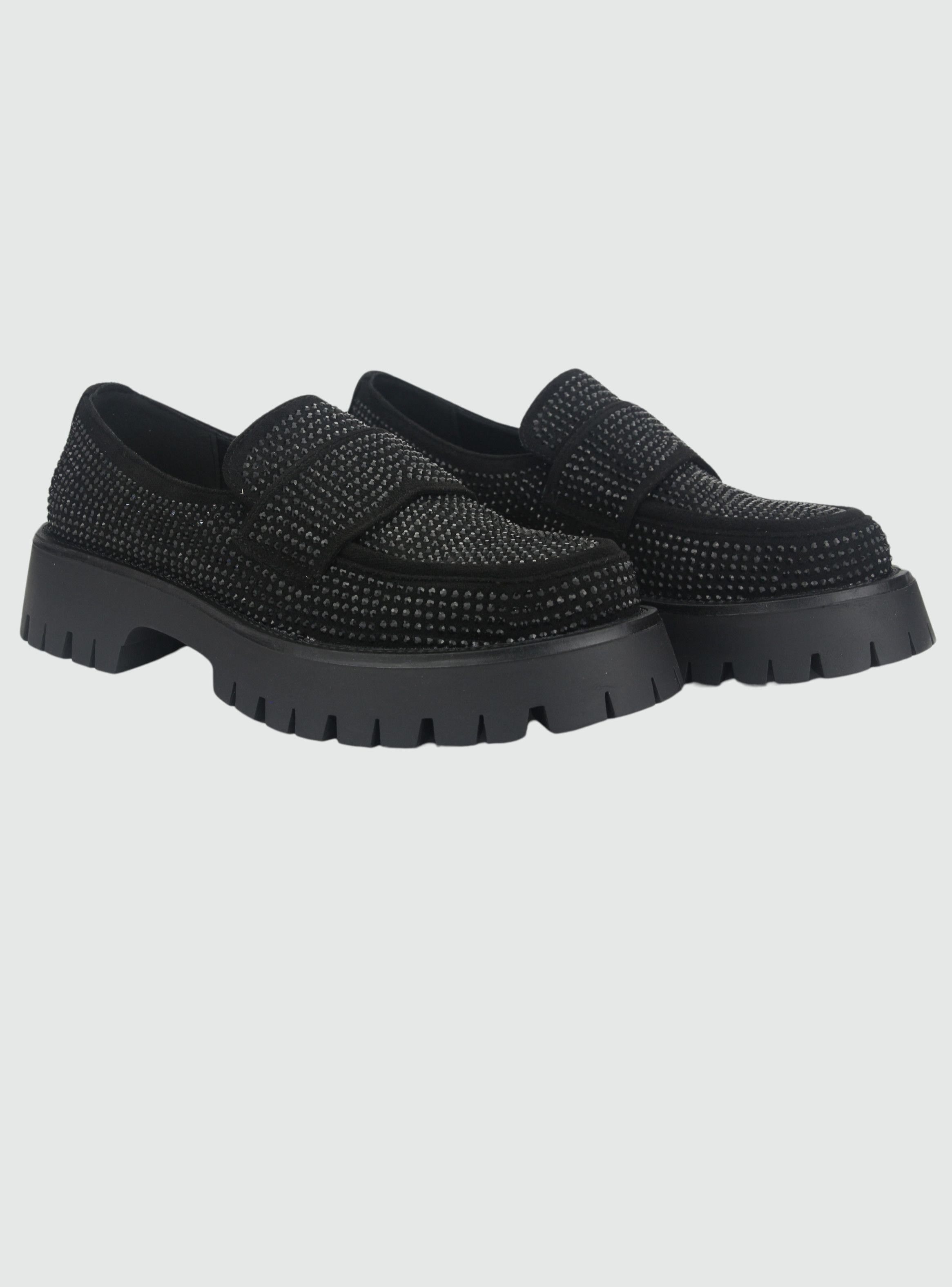 Mocasin Chalada Mujer Lenin-2 Negro Casual-4