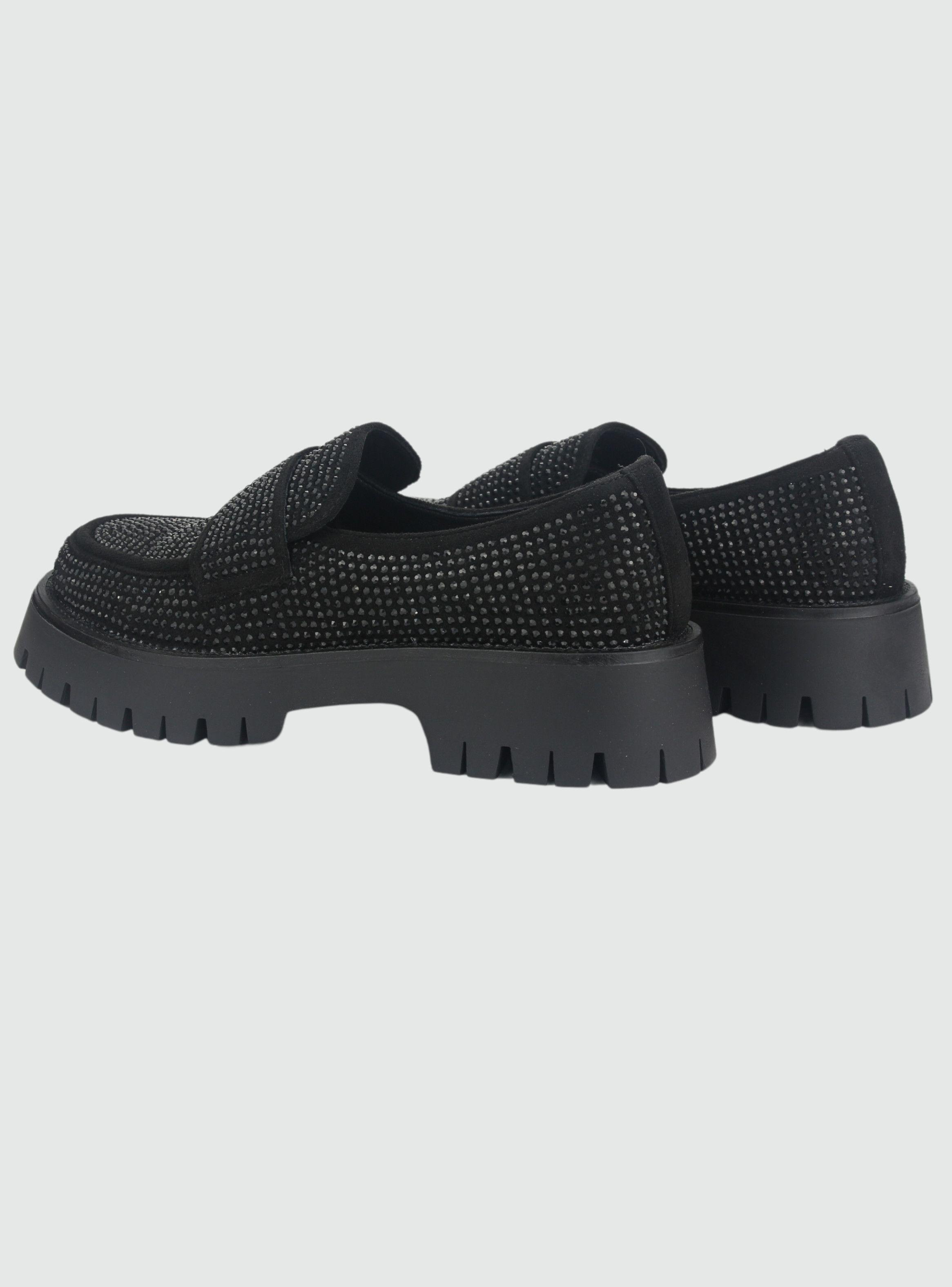 Mocasin Chalada Mujer Lenin-2 Negro Casual-5