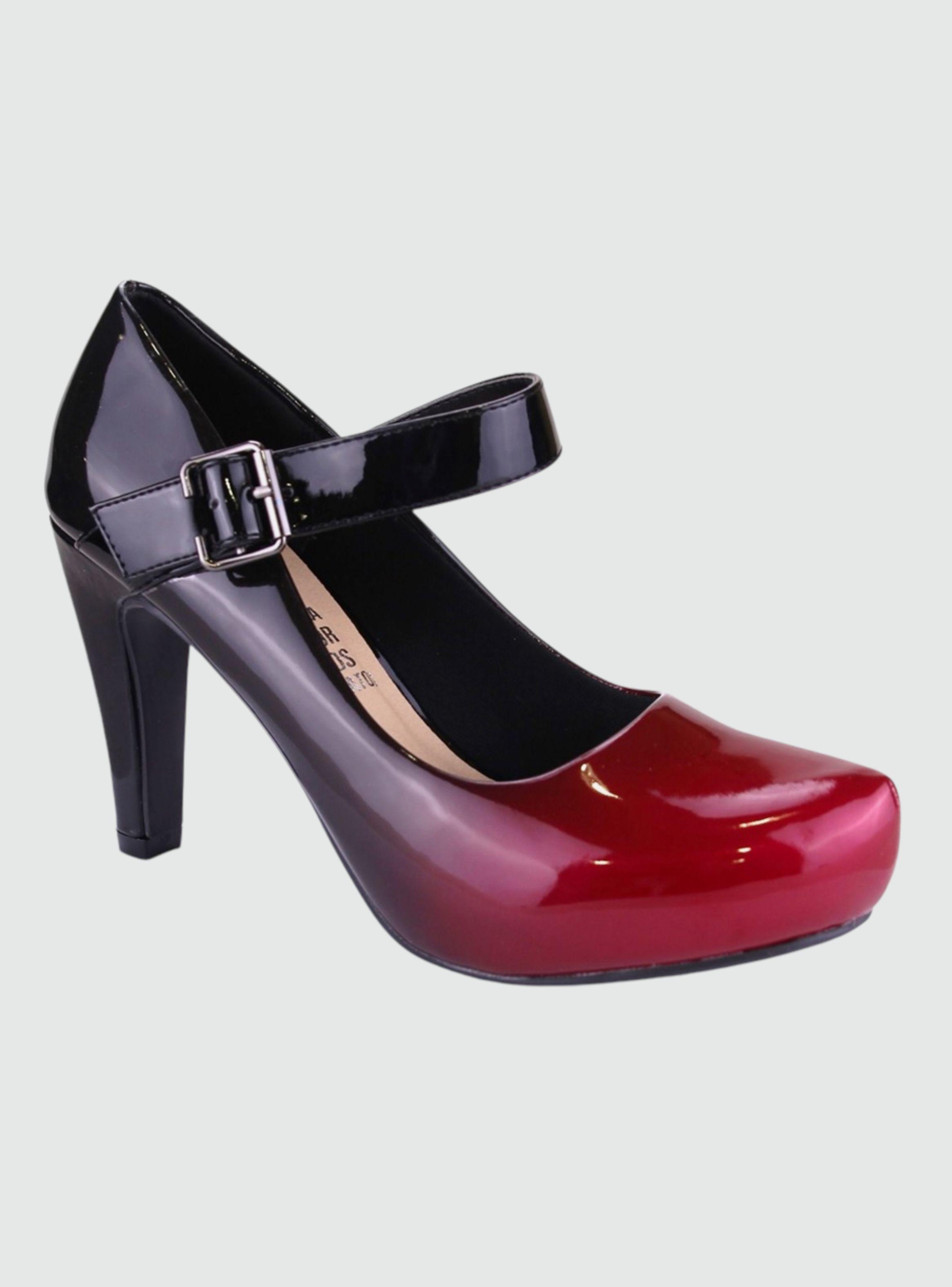 Zapato Chalada Mujer Fashion-91 Burdeo Moda-0