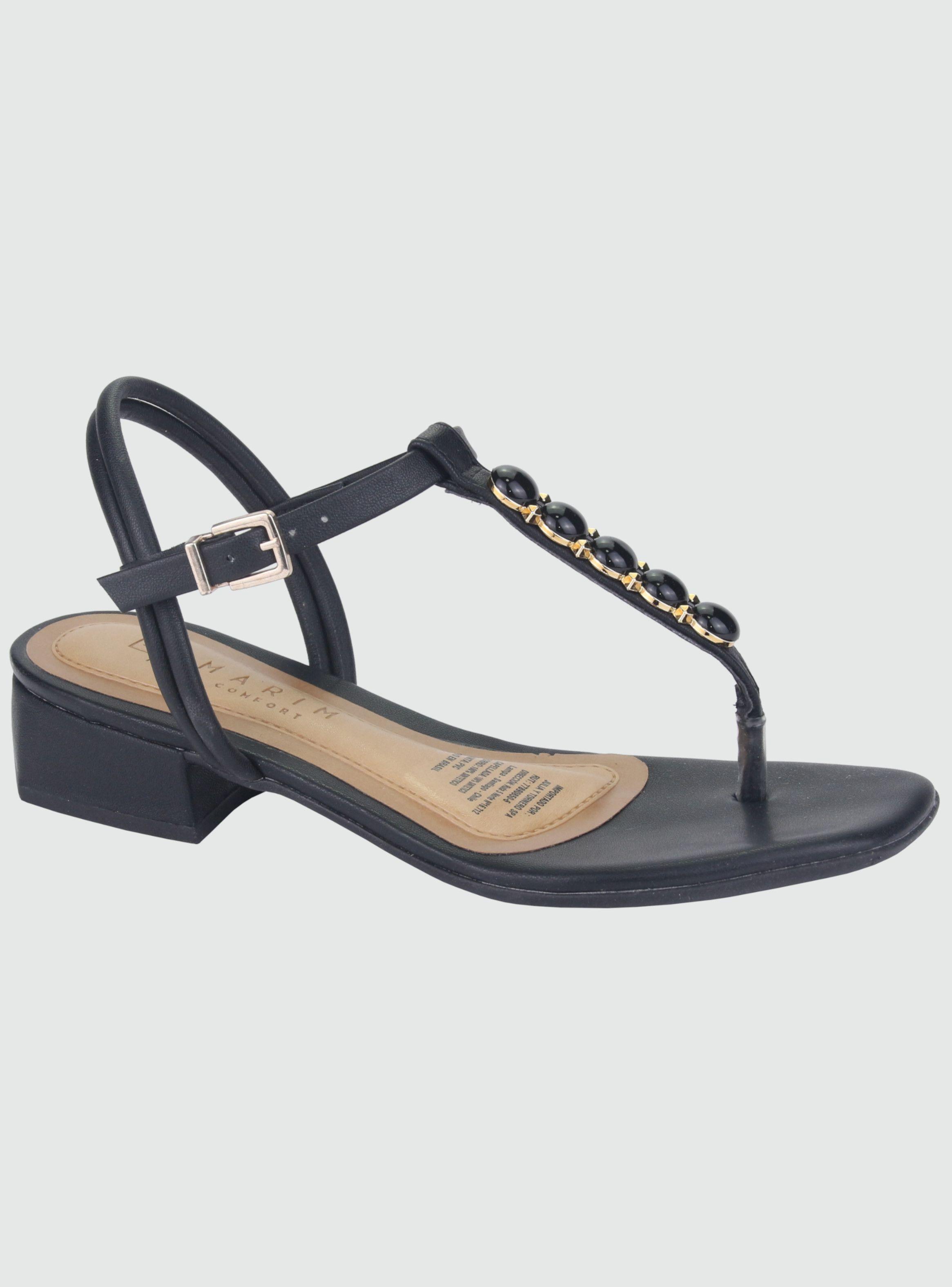 Sandalia Ramarim Mujer 2148204 Negro Moda-0