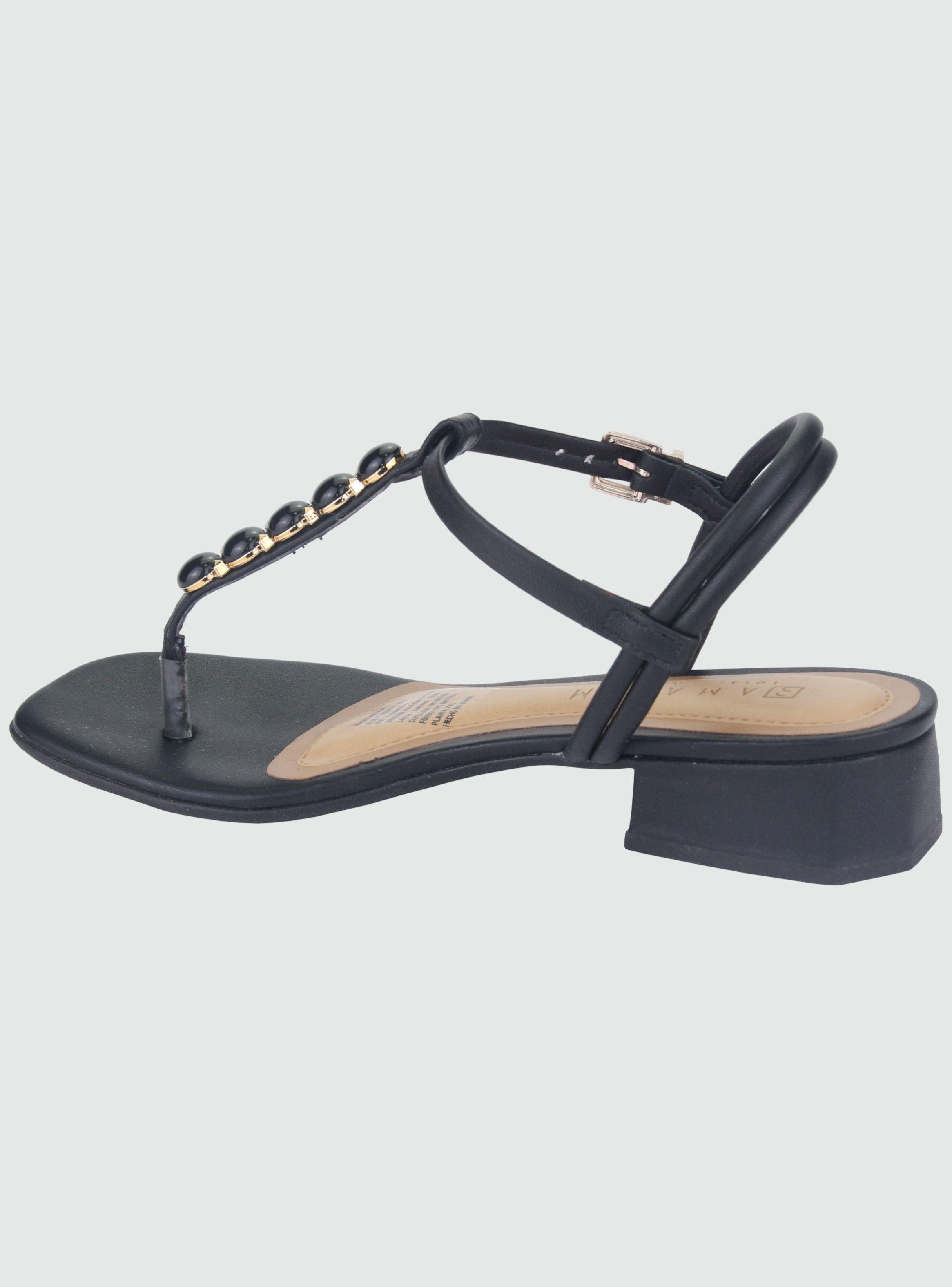 Sandalia Ramarim Mujer 2148204 Negro Moda-1