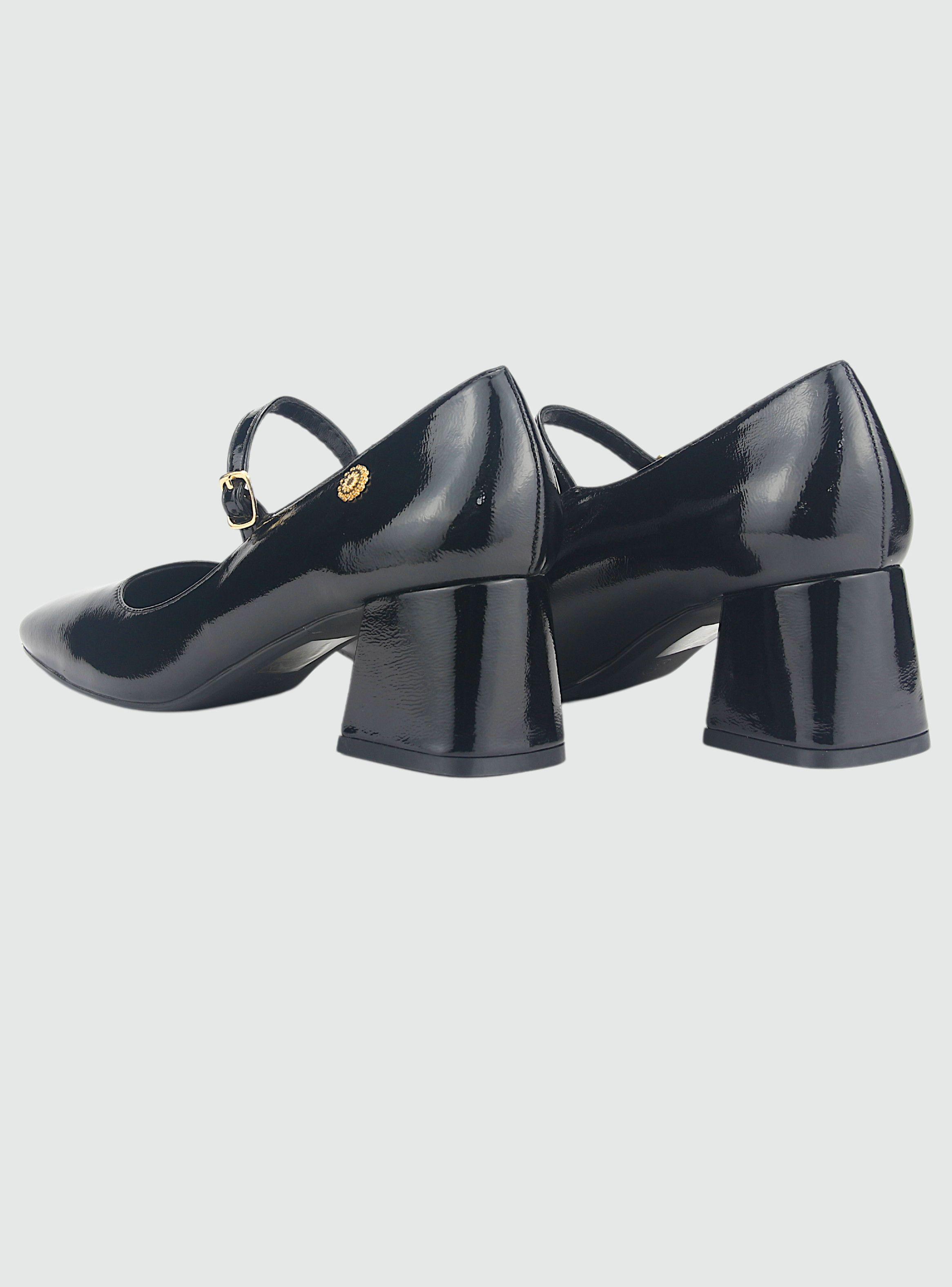 Zapato Chalada Mujer Corso-6 Negro Casual-5