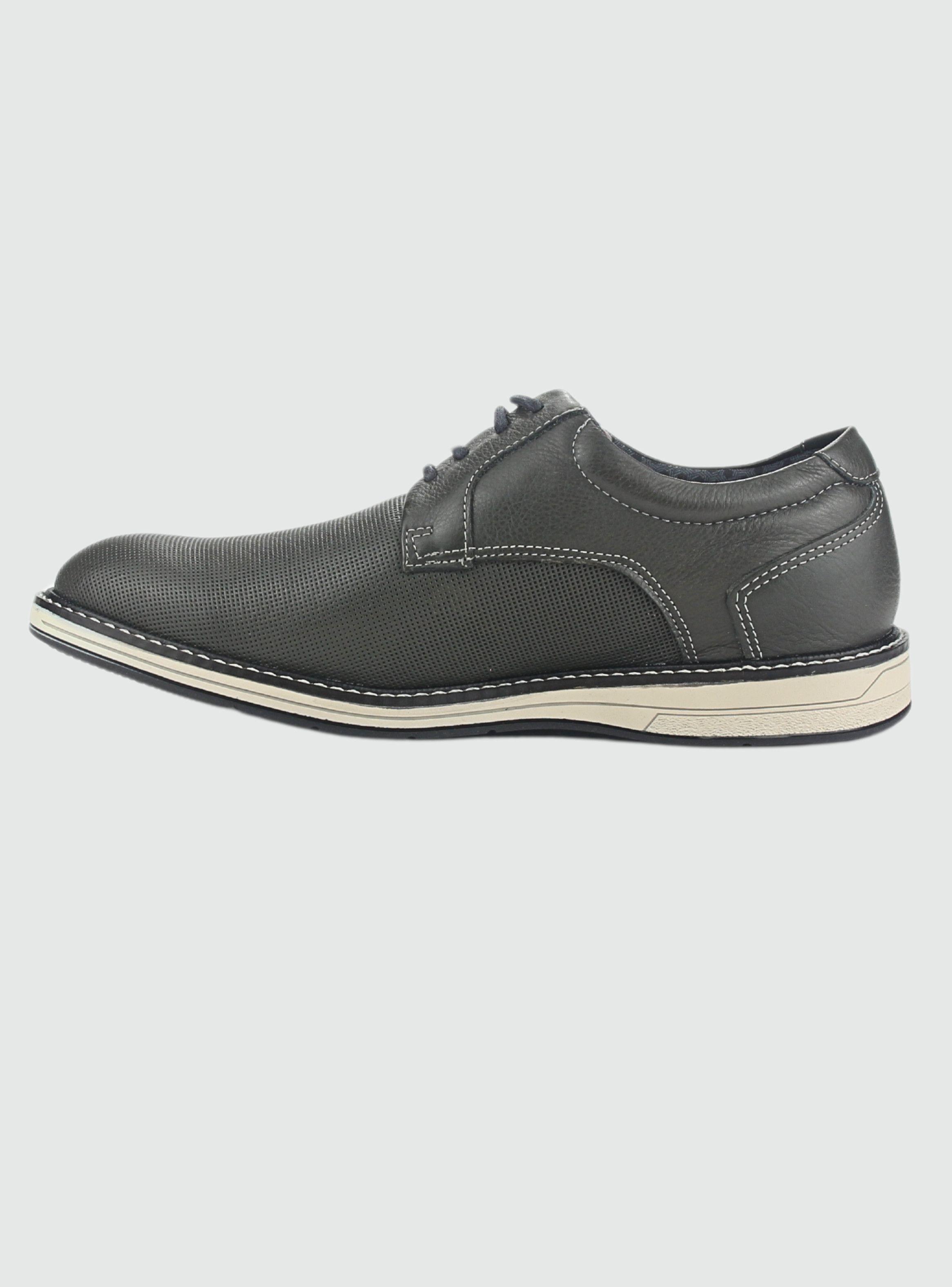 Zapato Ferracini Hombre 6152 Kingston Gris Casual-1