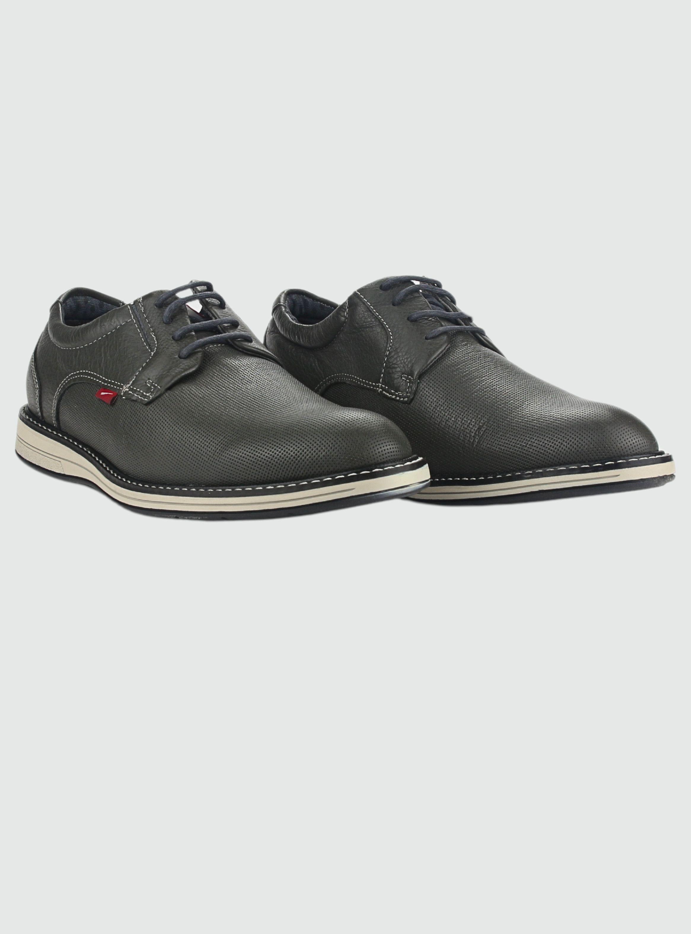 Zapato Ferracini Hombre 6152 Kingston Gris Casual-4