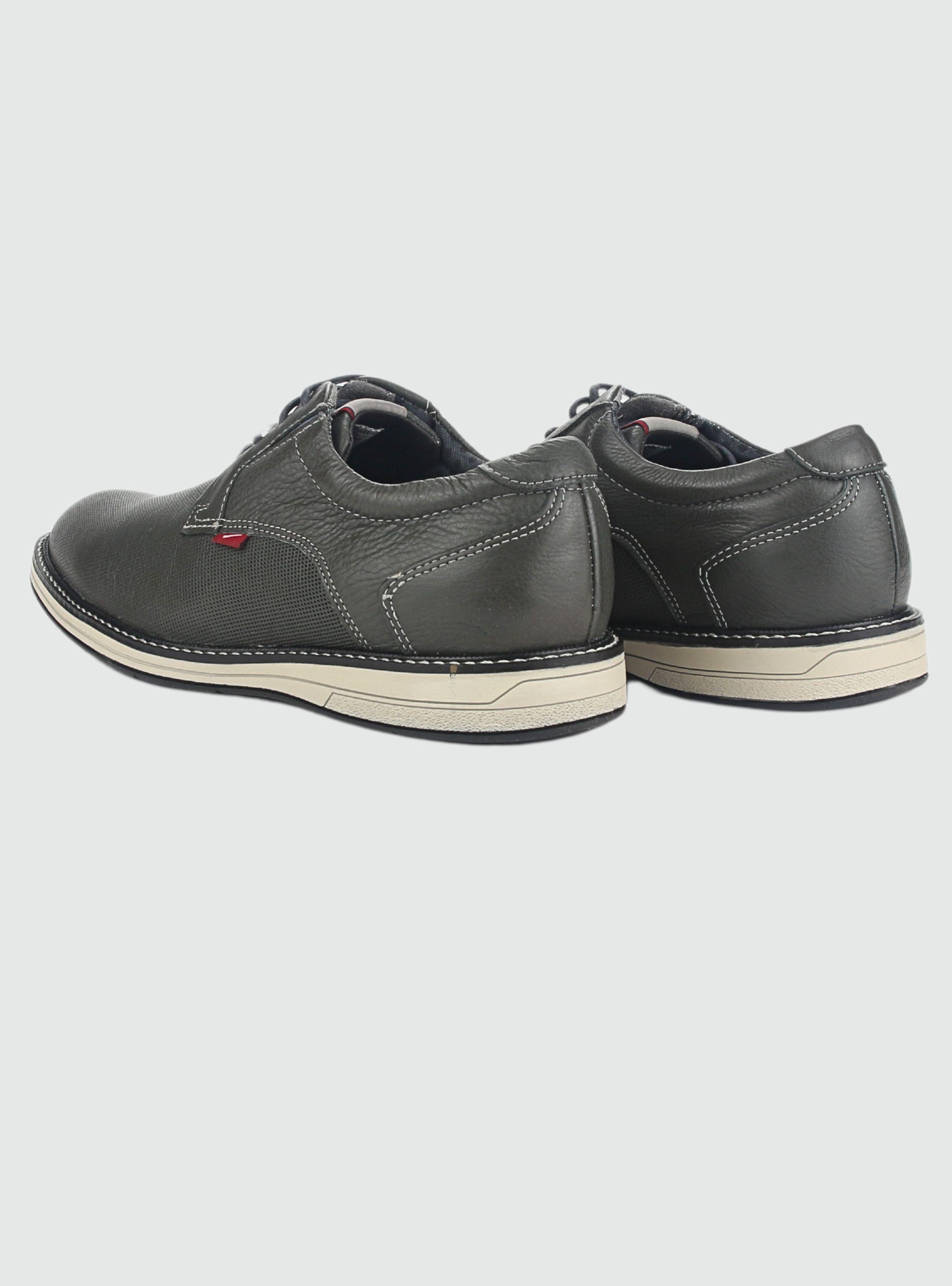 Zapato Ferracini Hombre 6152 Kingston Gris Casual-5