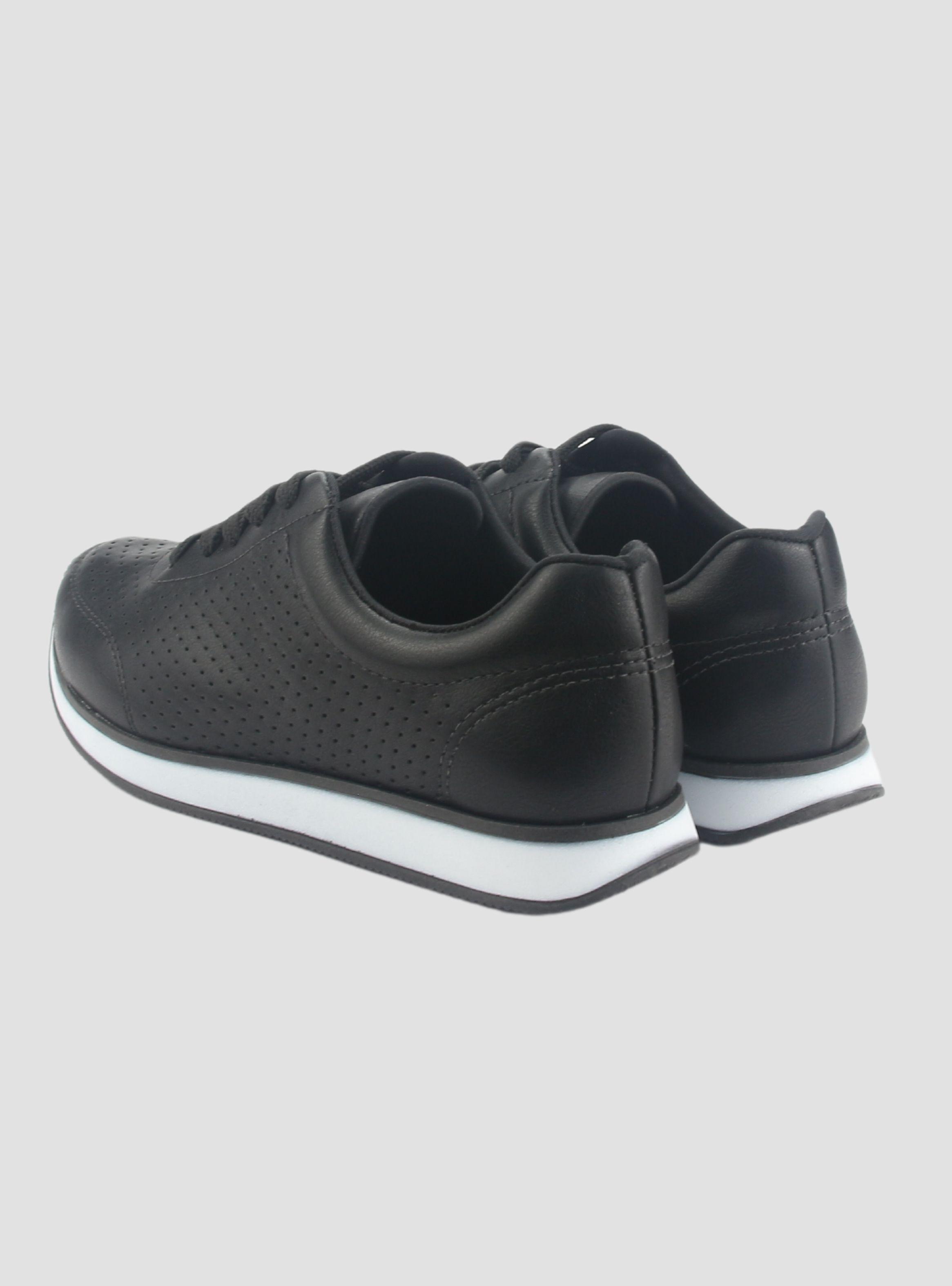 Zapatilla Via Marte Mujer 17-16501 Negro Casual-5