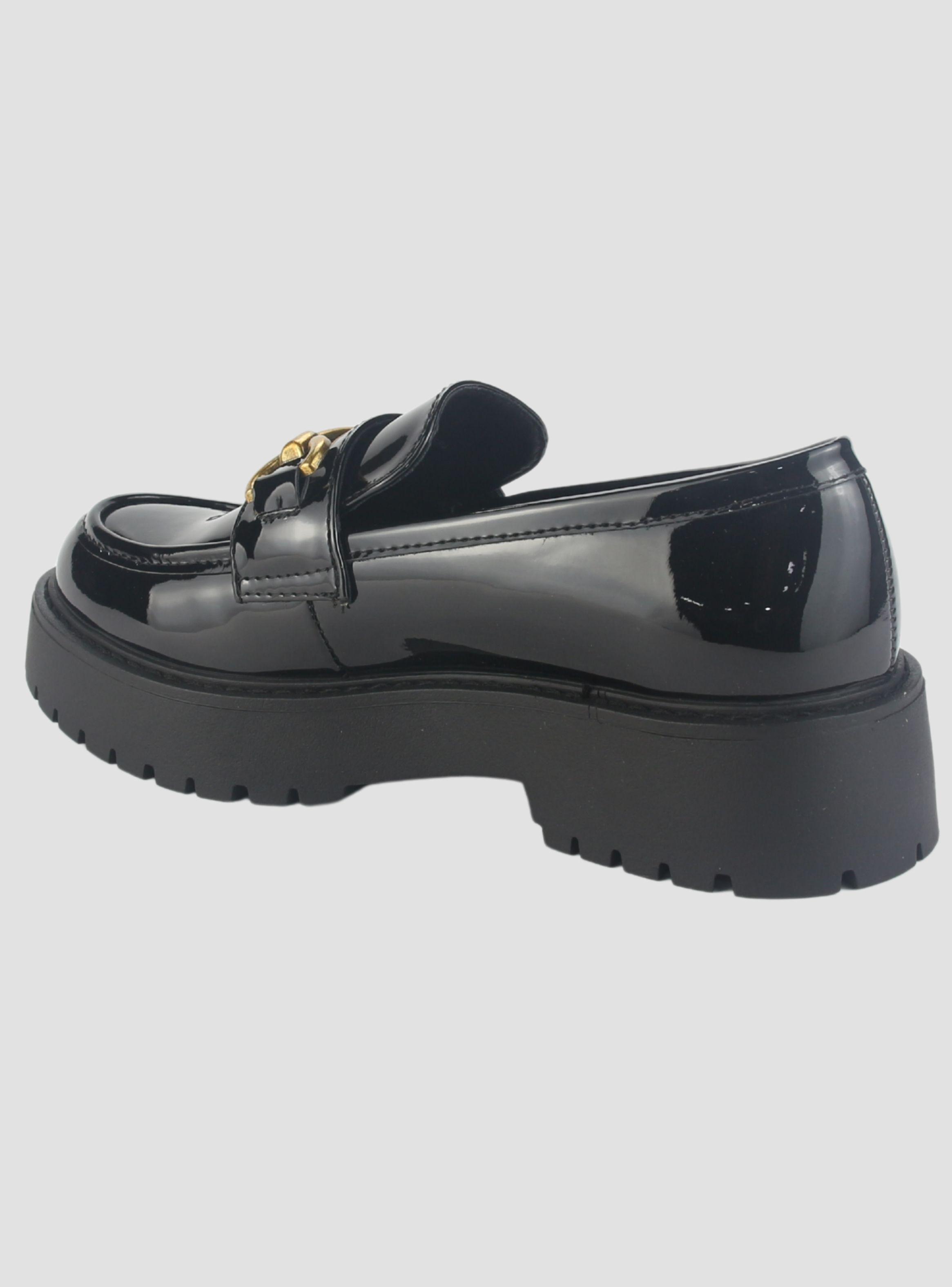 Mocasin Chalada Mujer Lenin-4 Negro Casual-3