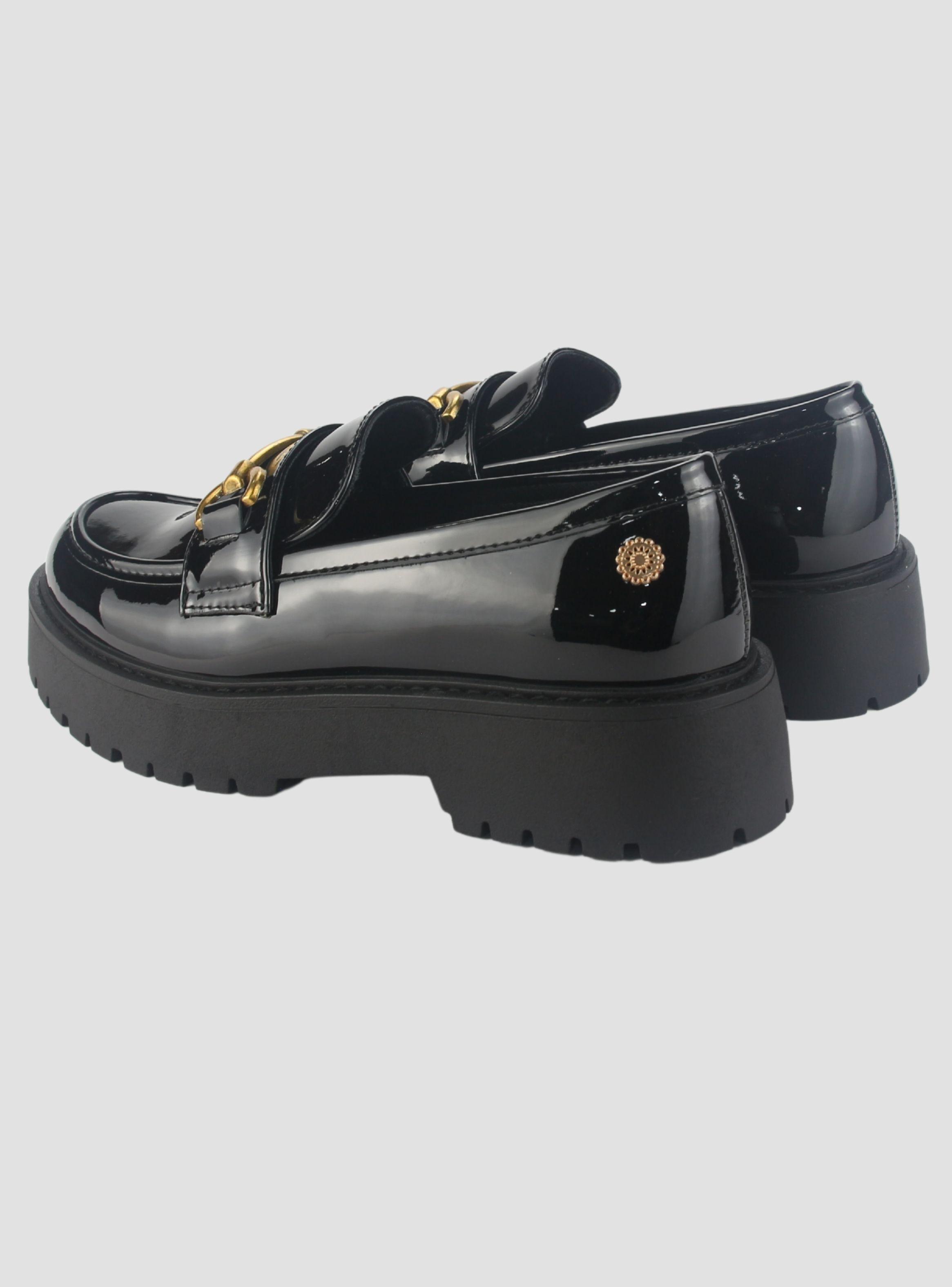 Mocasin Chalada Mujer Lenin-4 Negro Casual-5