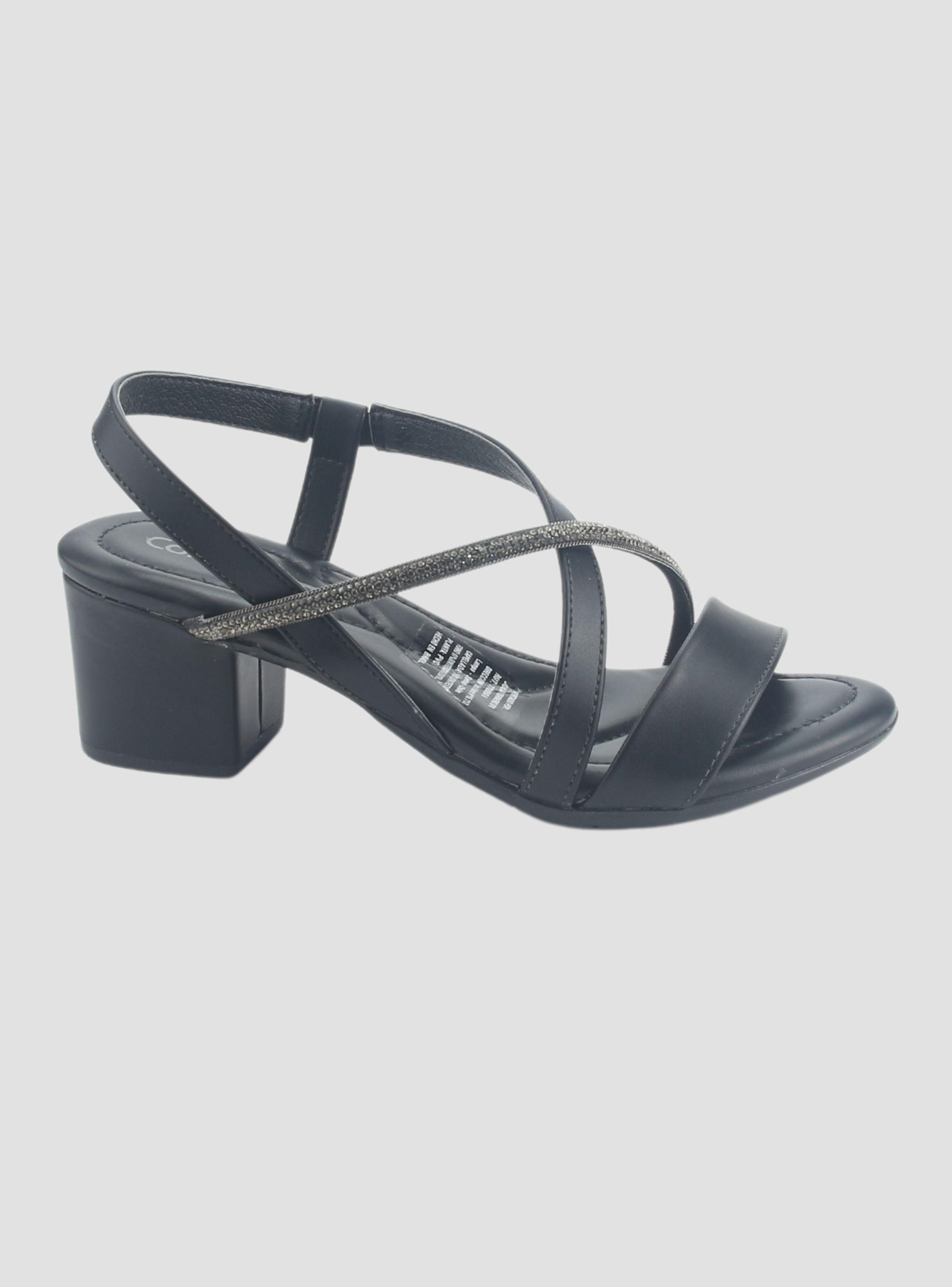 Sandalia Comfortflex Mujer 2457404 Negro Casual-2