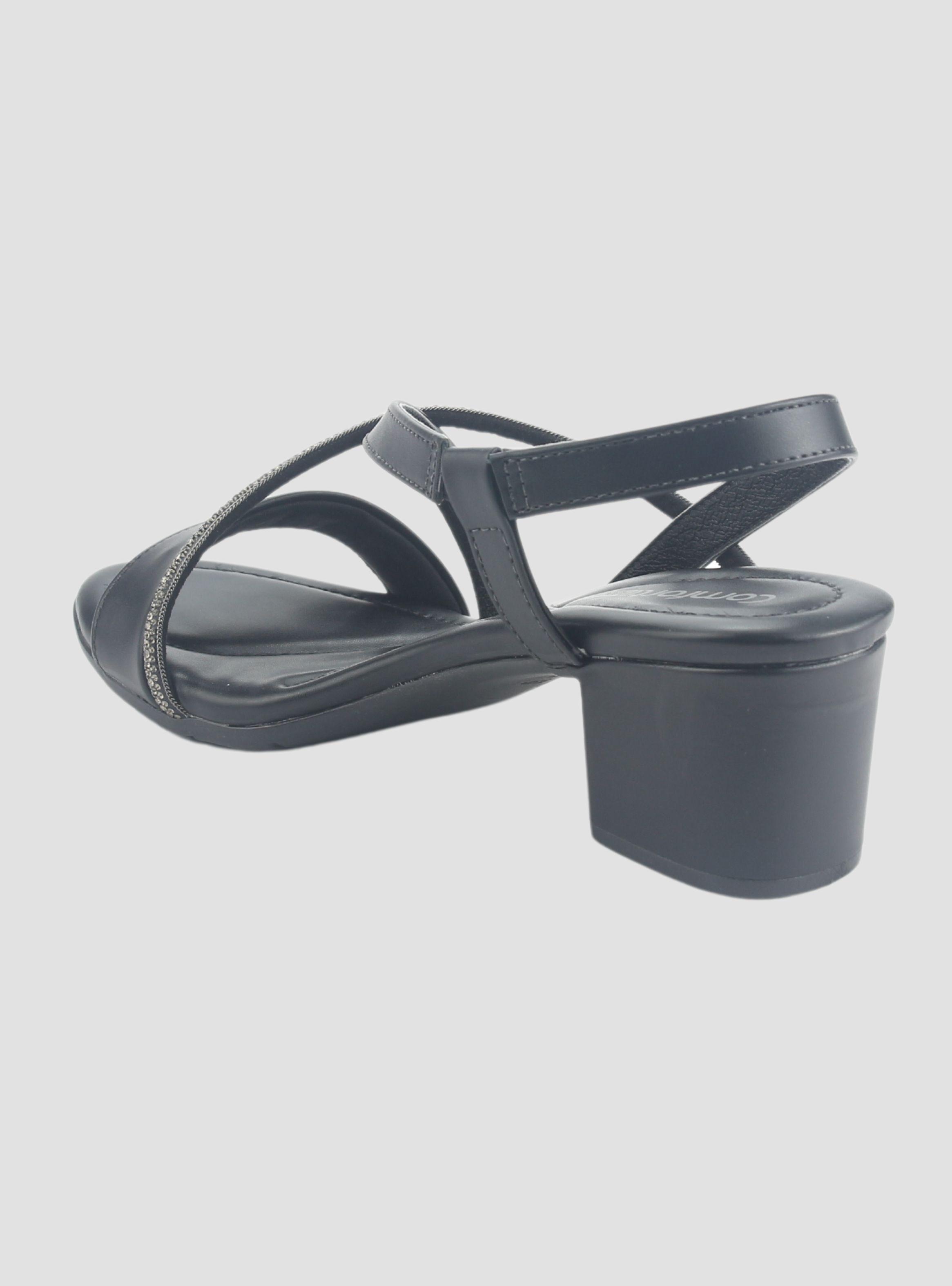 Sandalia Comfortflex Mujer 2457404 Negro Casual-5