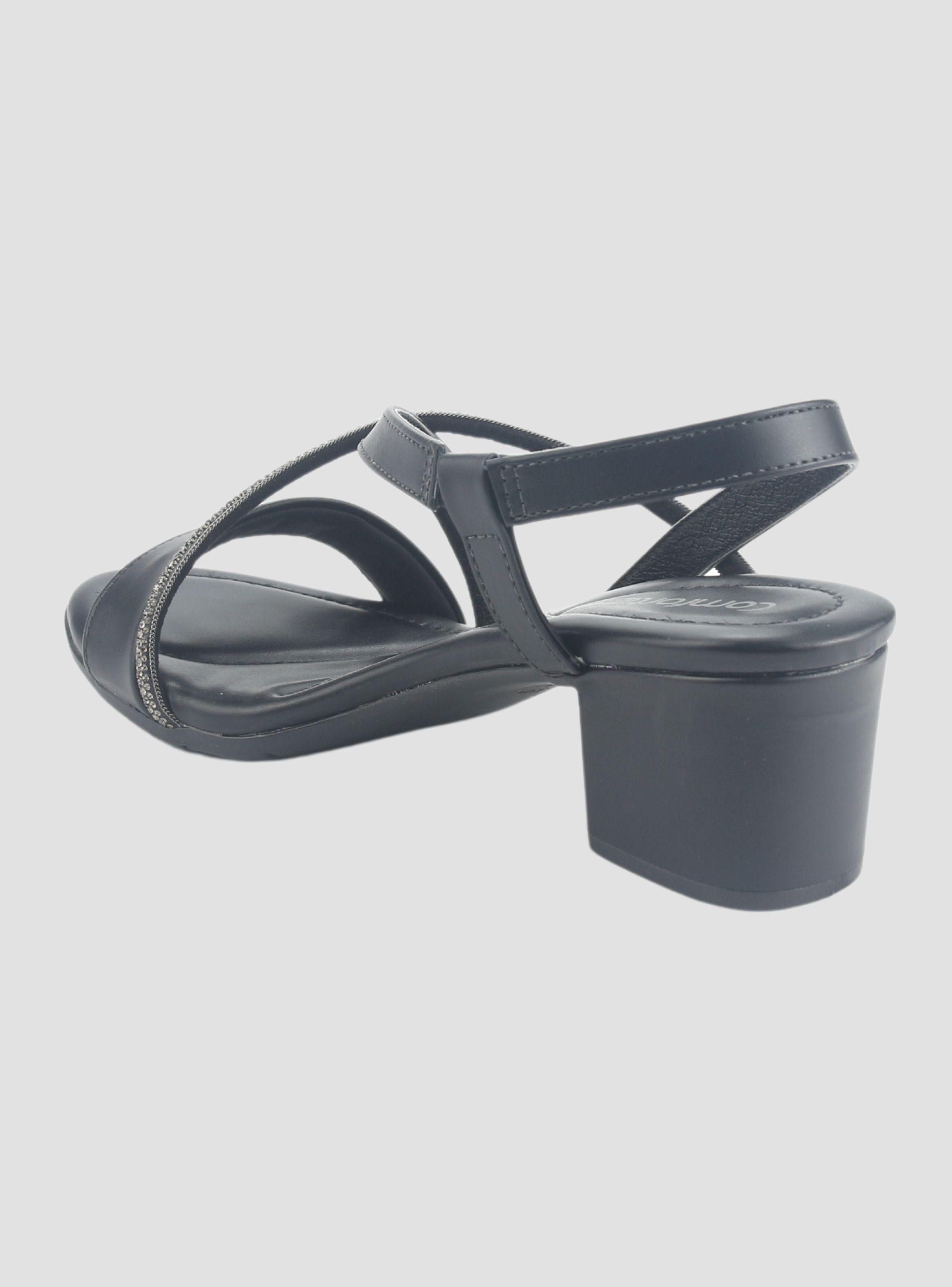 Sandalia Comfortflex Mujer 2457404 Negro Casual-8