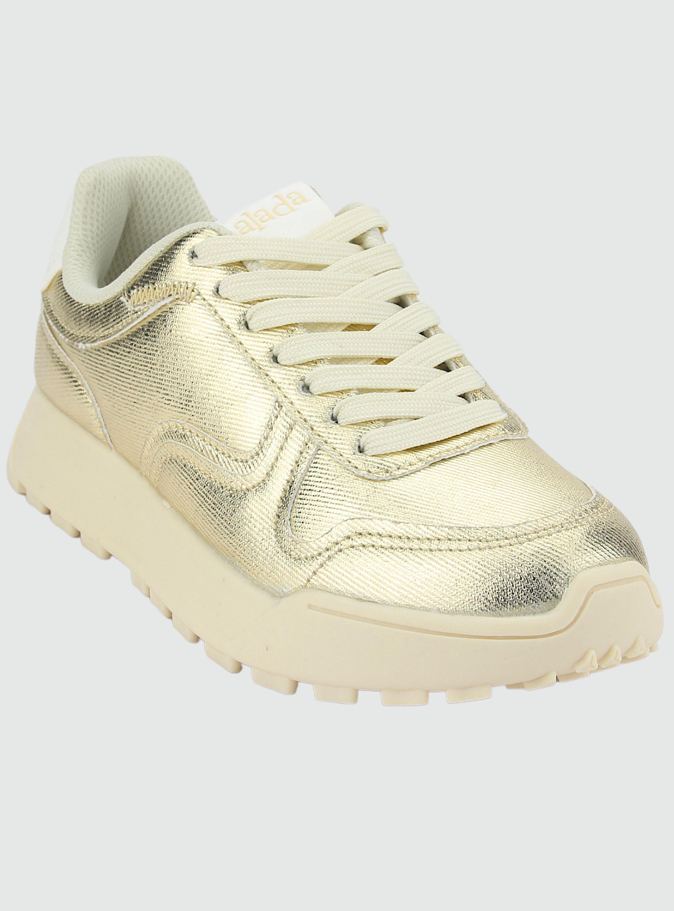 Zapatilla Chalada Mujer Maxxi-5 Dorado Urbano-2