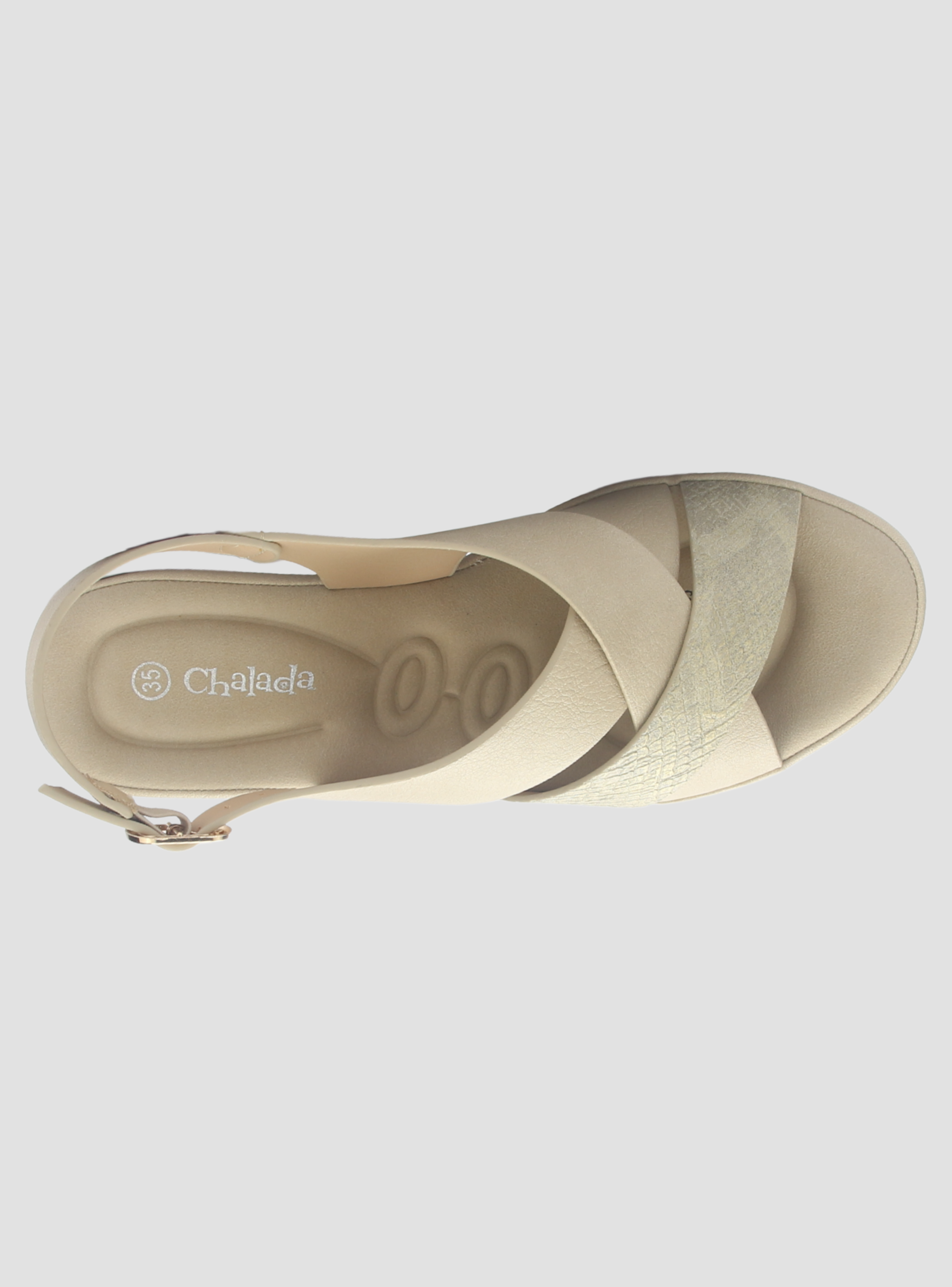 Sandalia Mujer Chalada Ica-30 Beige Casual-4