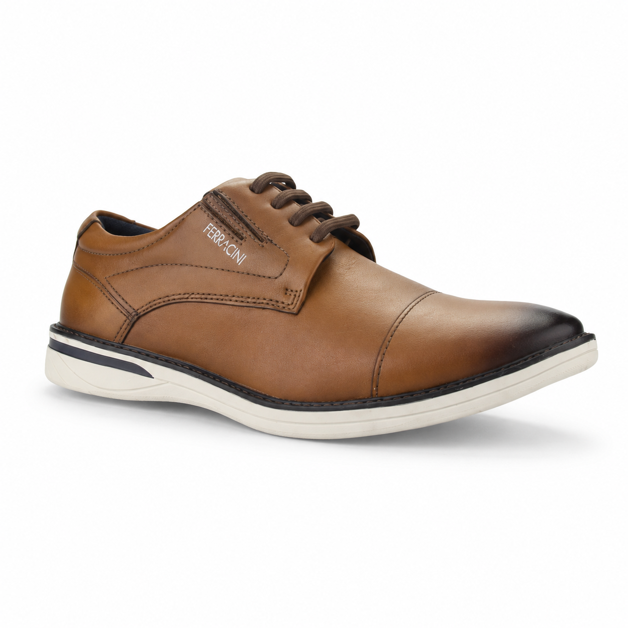 Zapato Café Hombre Casual Ferracini 3622-2