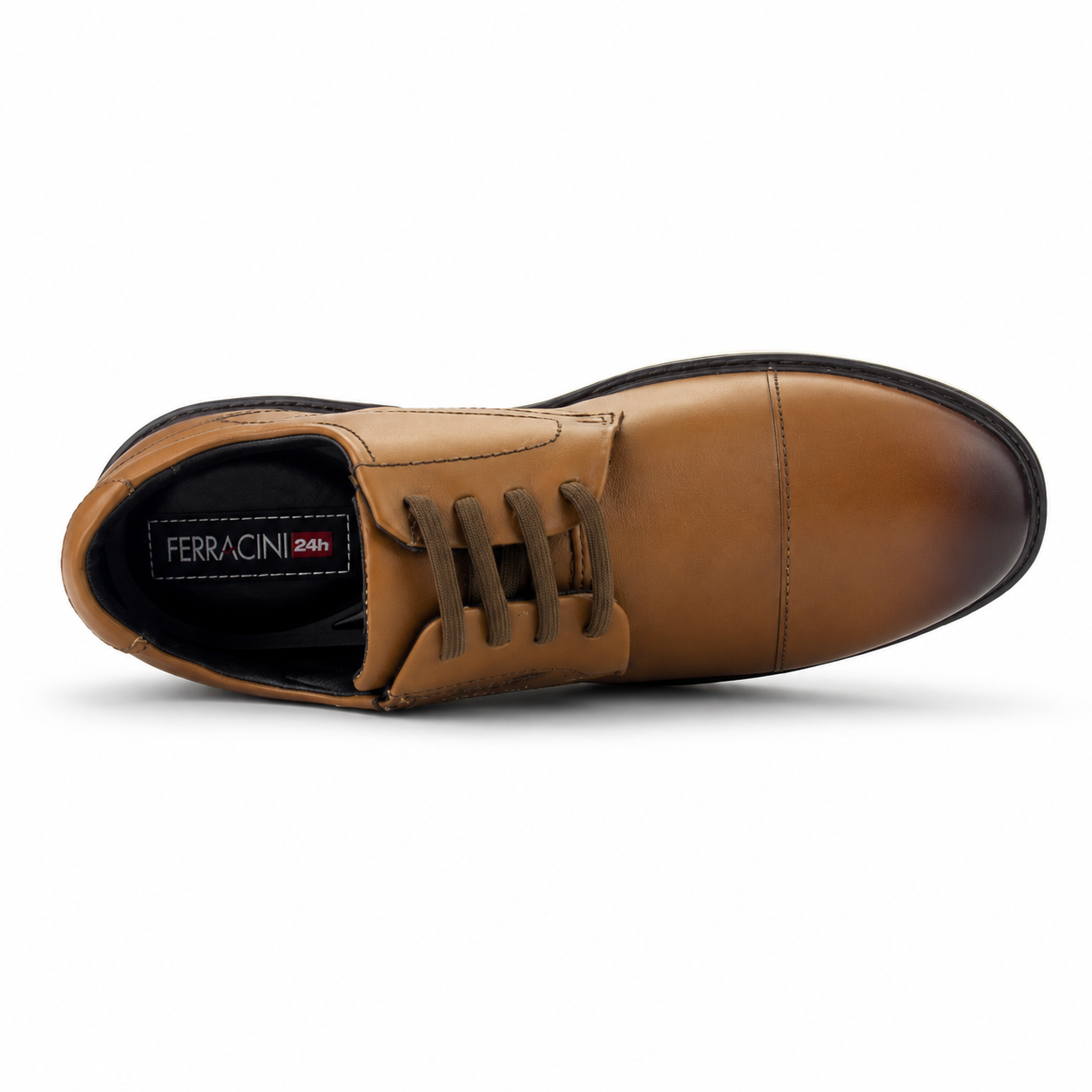Zapato Café Hombre Casual Ferracini 3622-4