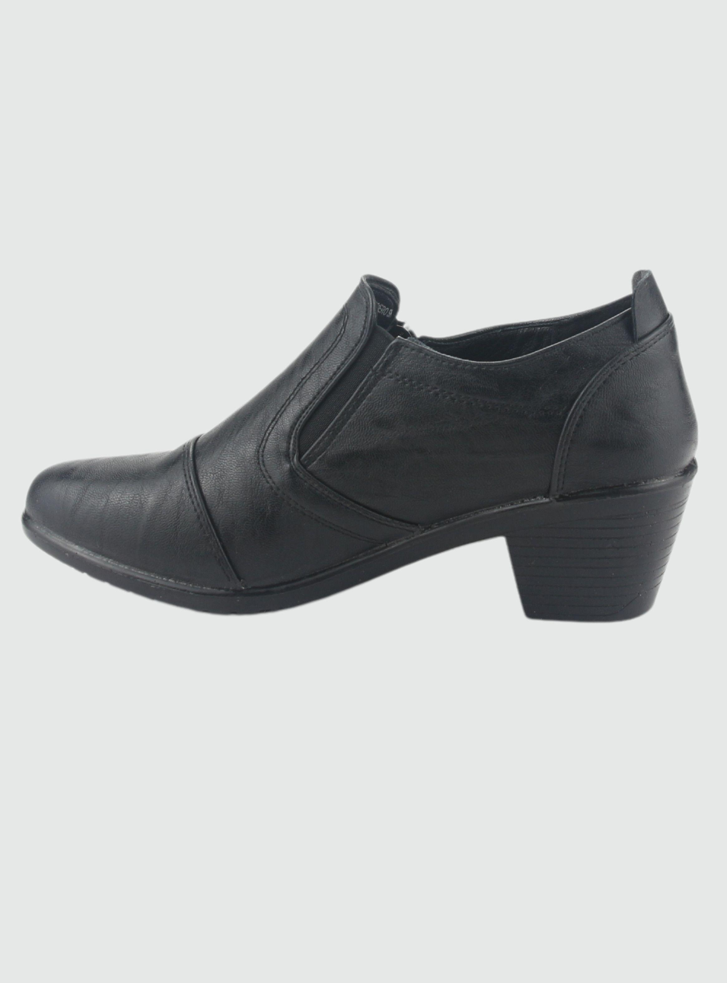 Zapato Chalada Mujer Litang-5 Negro Casual-1