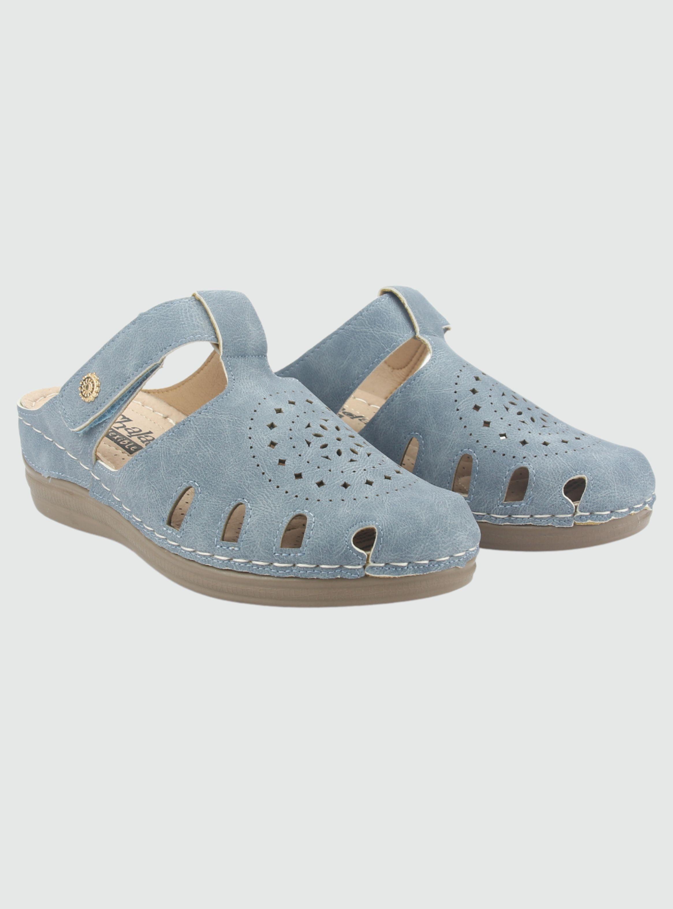 Sandalia Chalada Mujer Musa-4 Azul Comfort-4