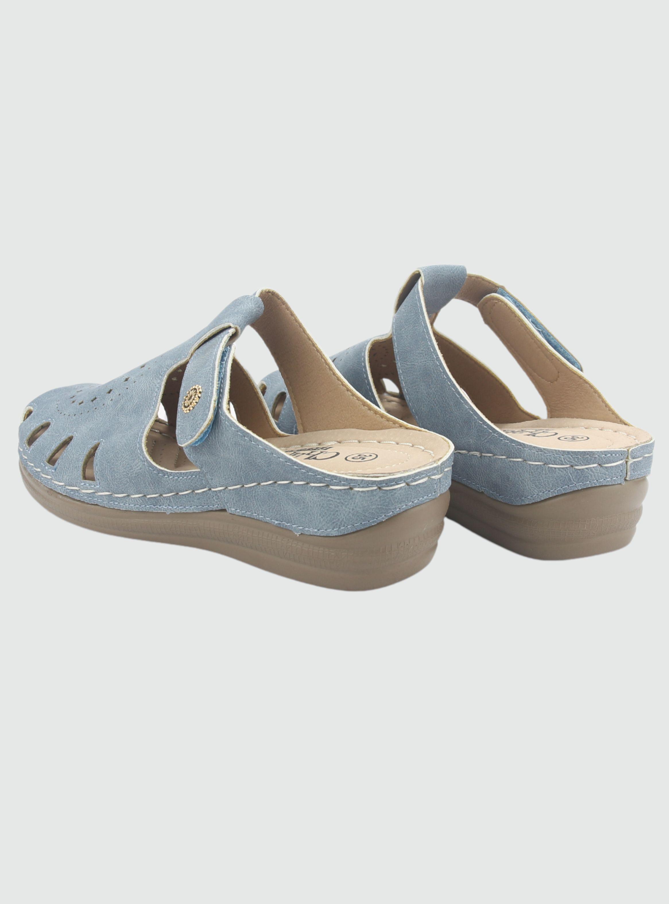 Sandalia Chalada Mujer Musa-4 Azul Comfort-5