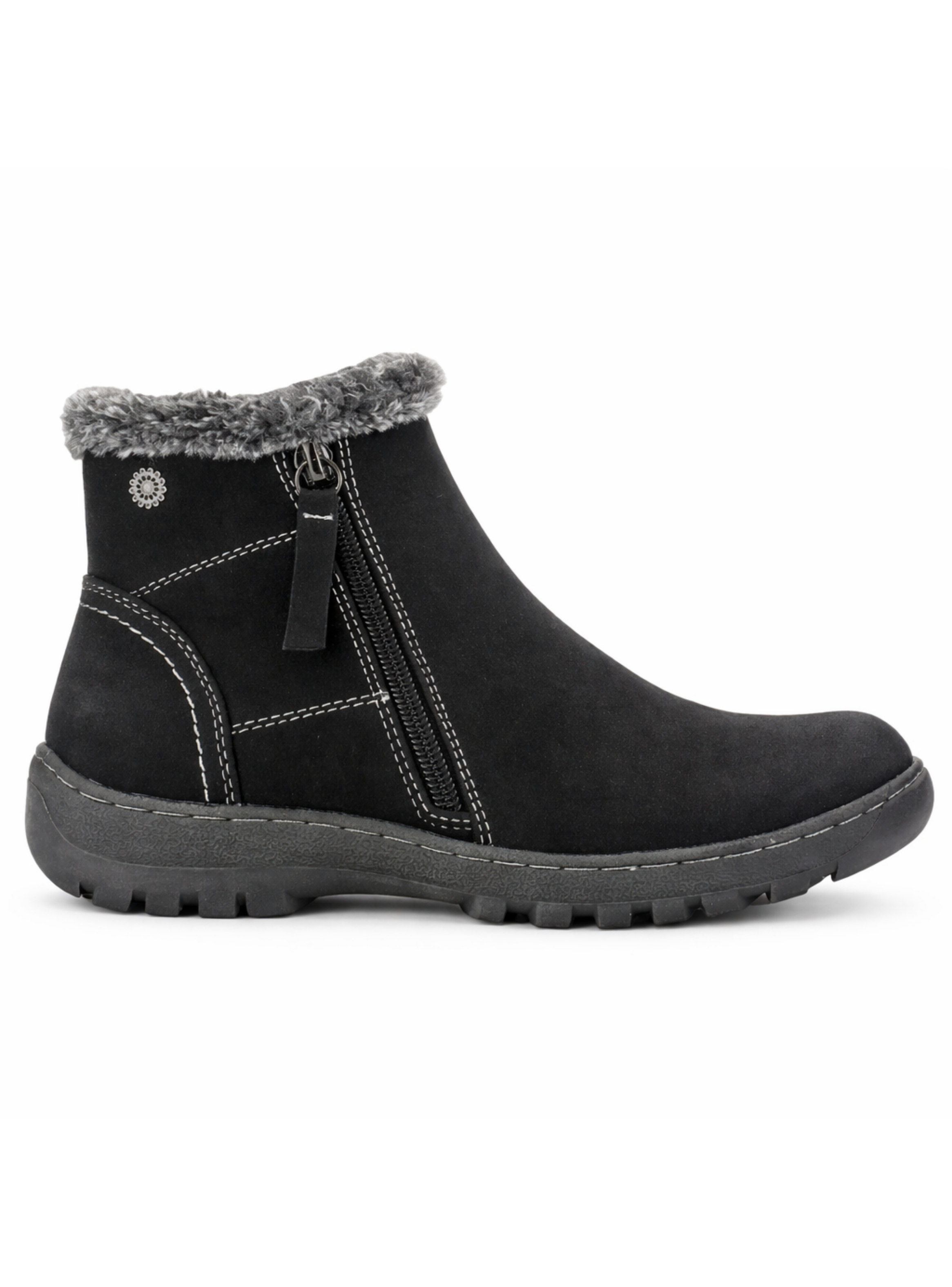 Botin Negro Mujer Casual Chalada Qual-0