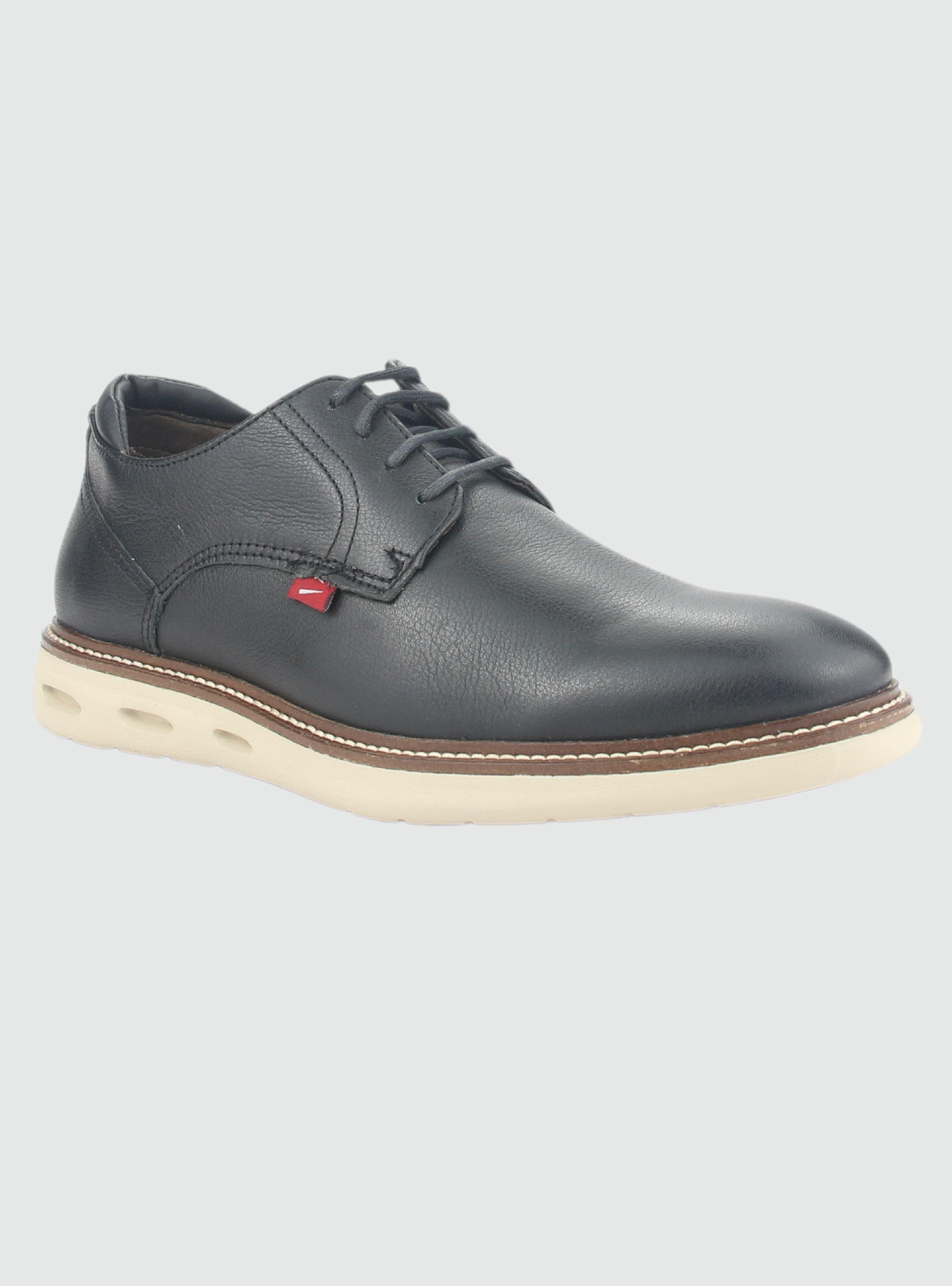 Zapato Ferracini Hombre 4160 Hannover Negro Casual-2