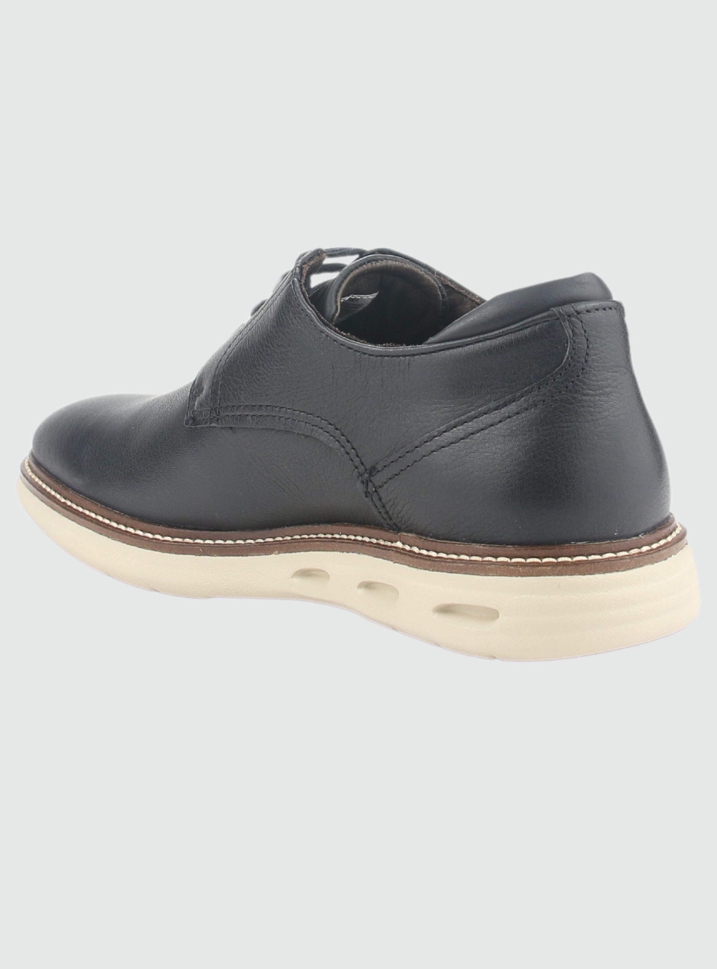 Zapato Ferracini Hombre 4160 Hannover Negro Casual-3