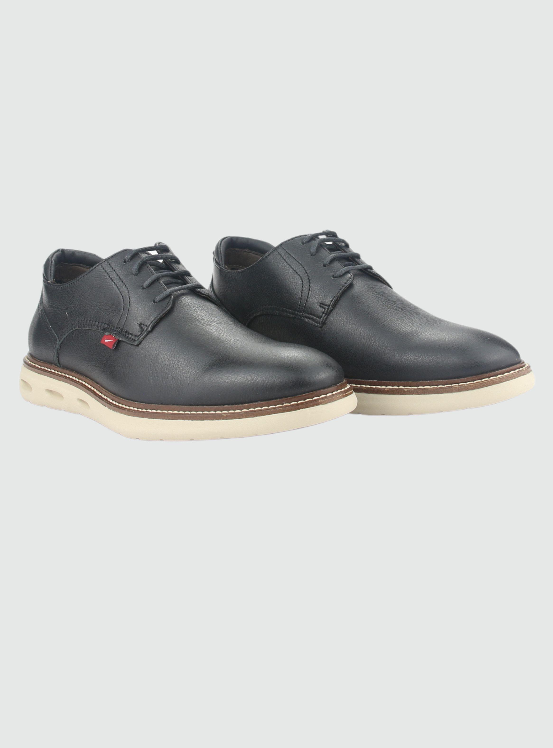 Zapato Ferracini Hombre 4160 Hannover Negro Casual-4