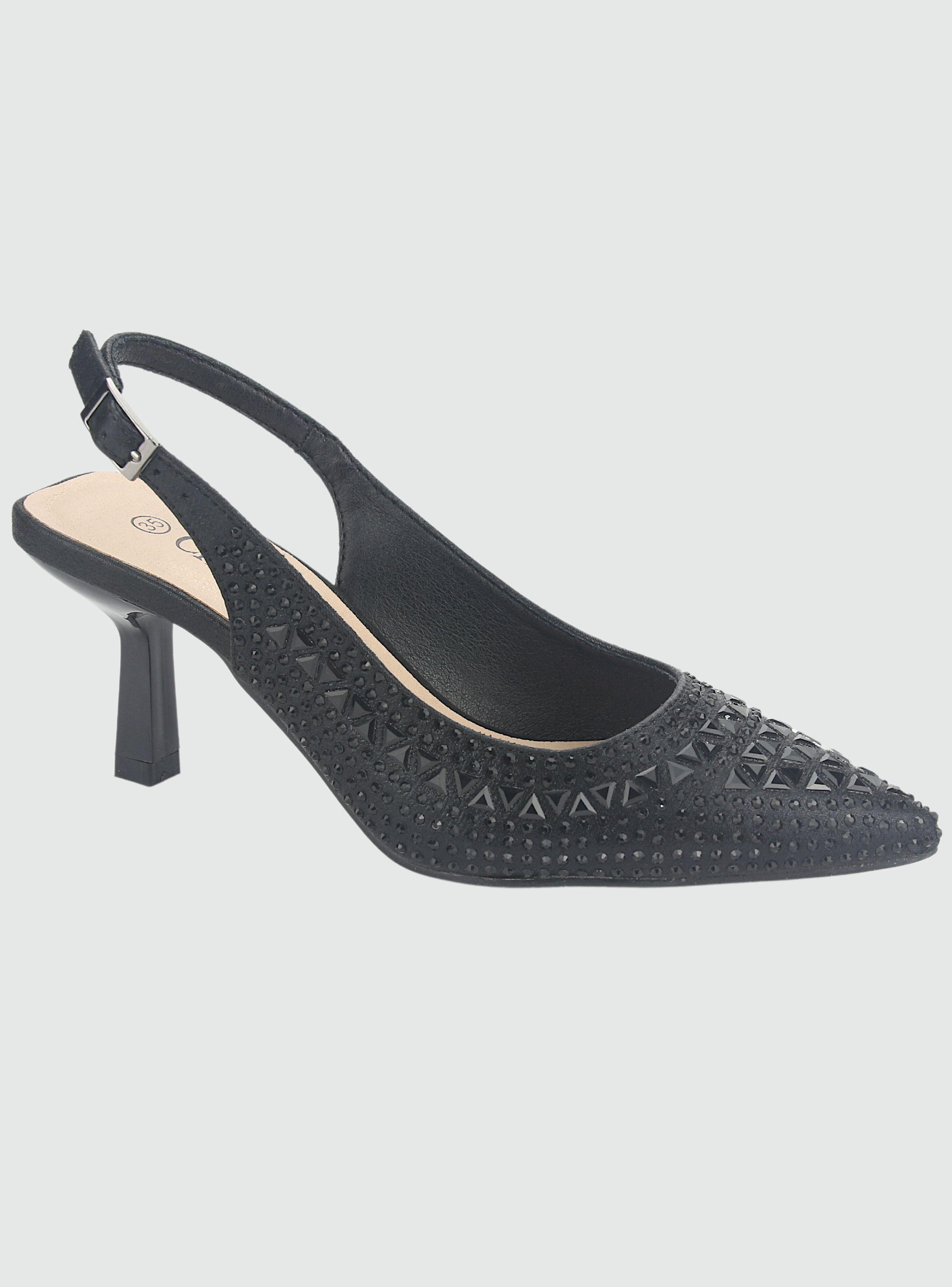 Zapato Chalada Mujer Hot-70 Negro Casual-0
