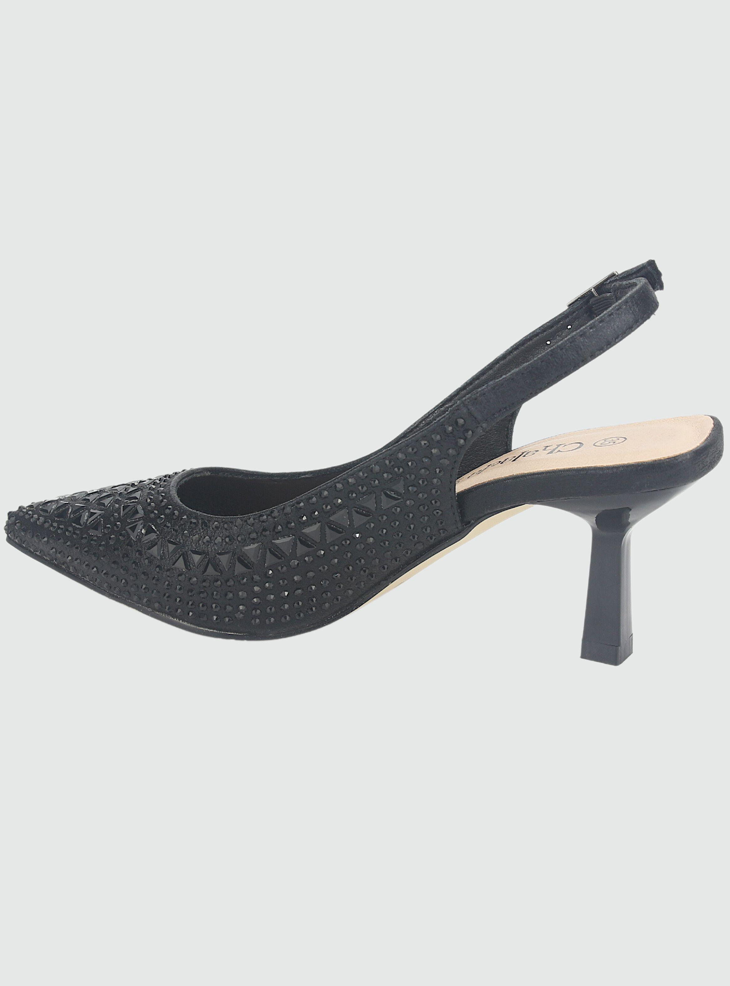Zapato Chalada Mujer Hot-70 Negro Casual-1