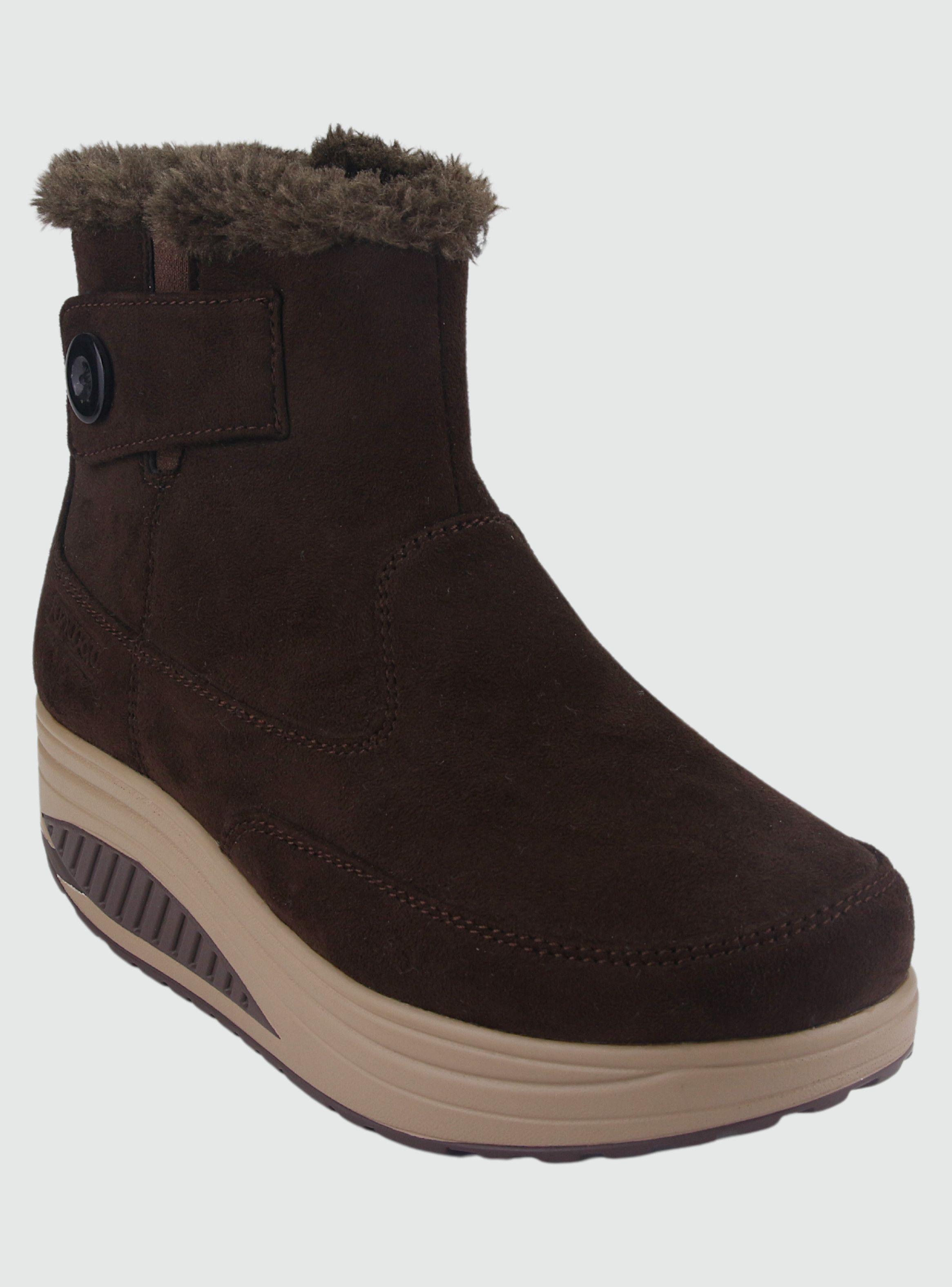 Botin Funway Mujer Tija-19 Café Casual-2