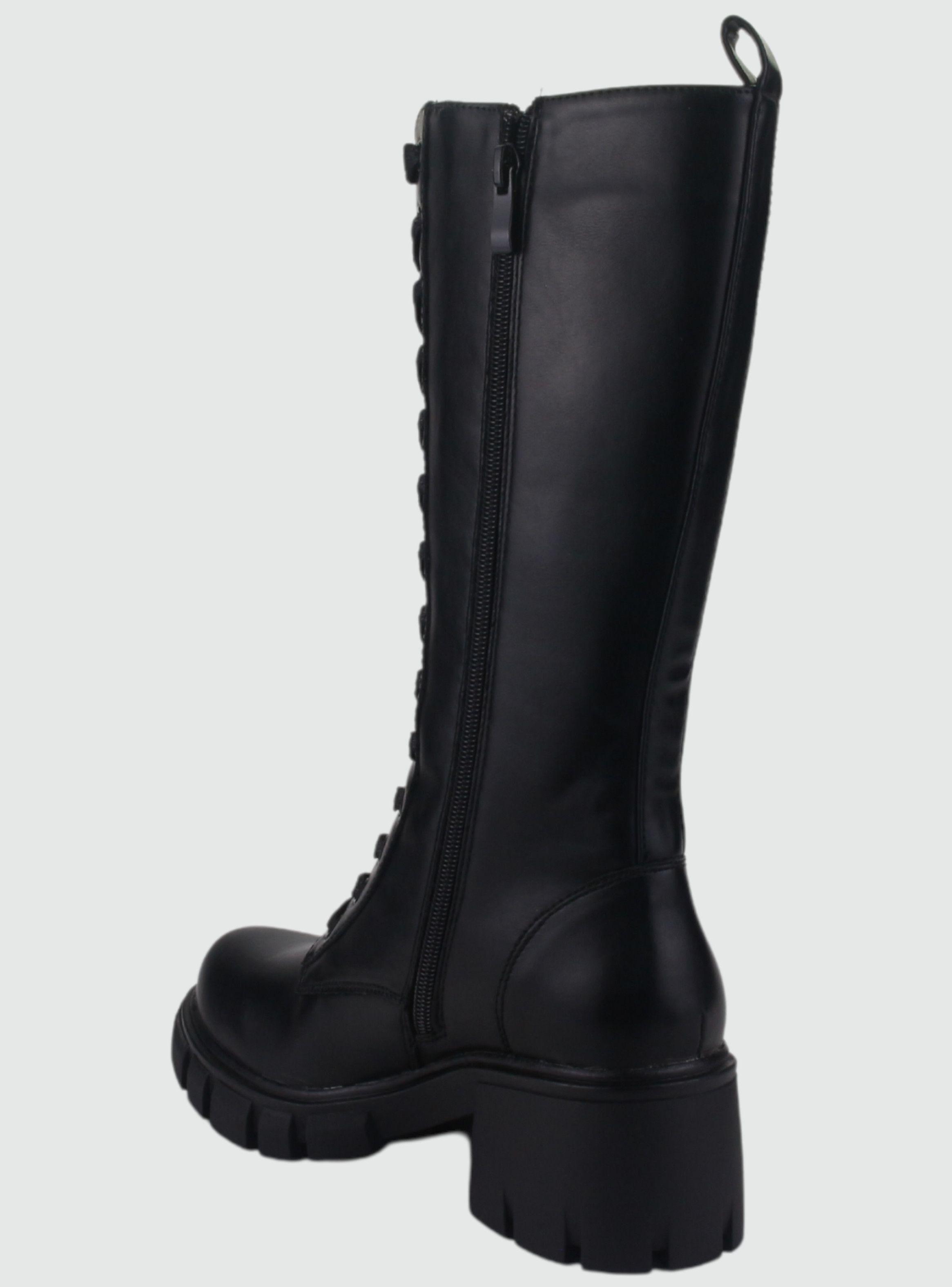 Bota Chalada Mujer Rei-2 Negro Casual-3