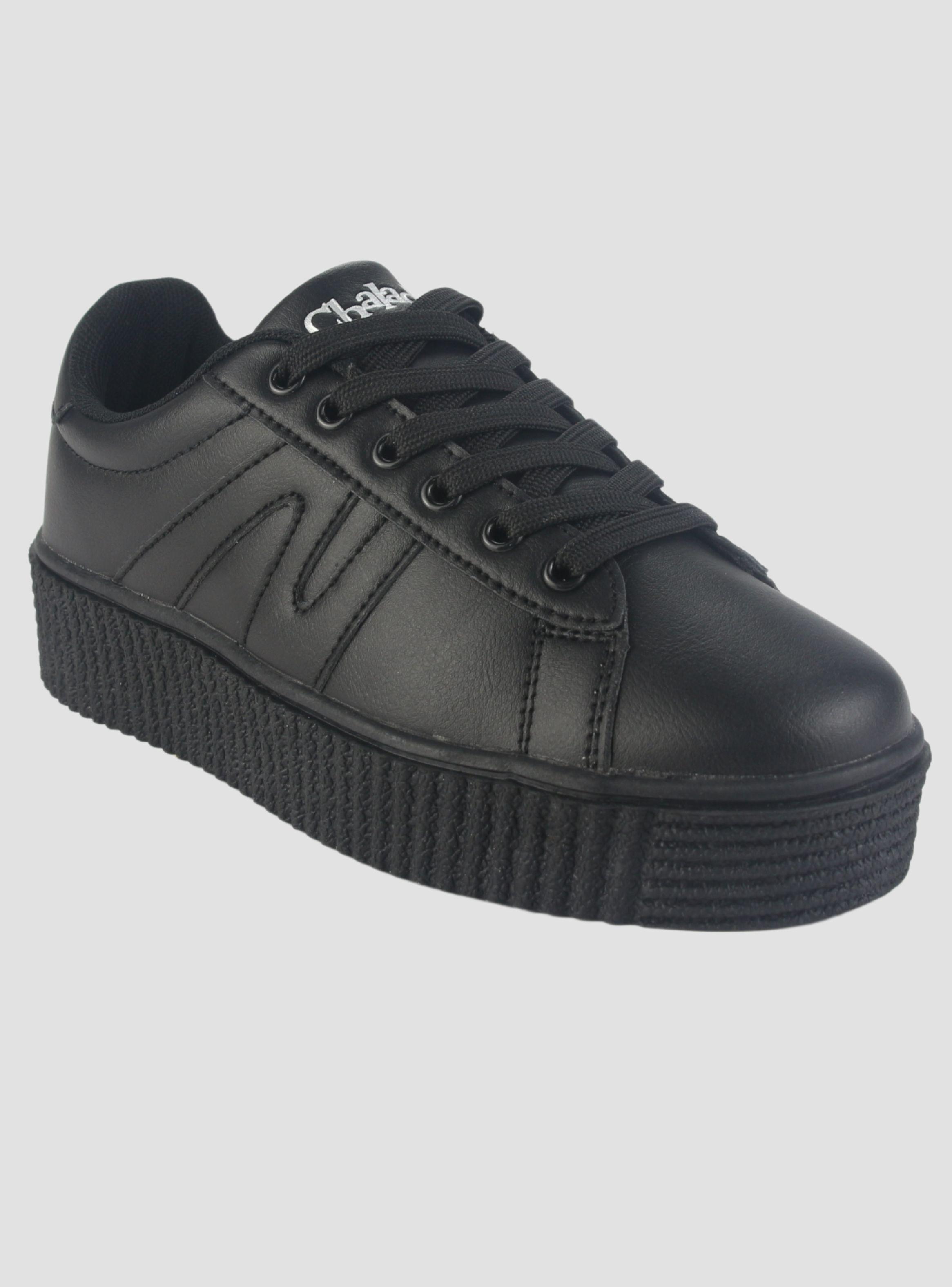 Zapatilla Chalada Mujer Flumi-10 Negro Urbano-2