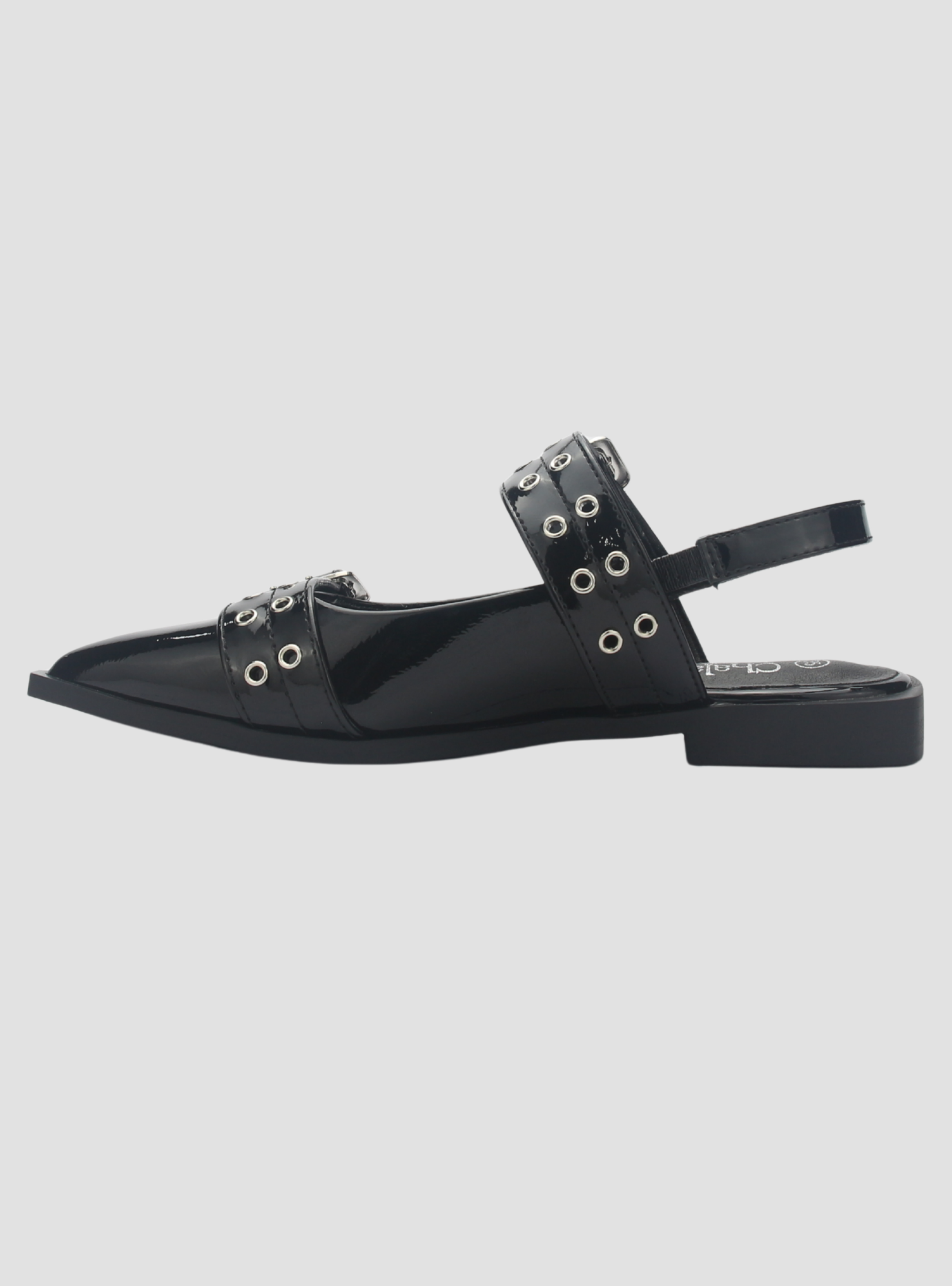 Ballerina Mujer Chalada Slik-21 Negro Casual-1