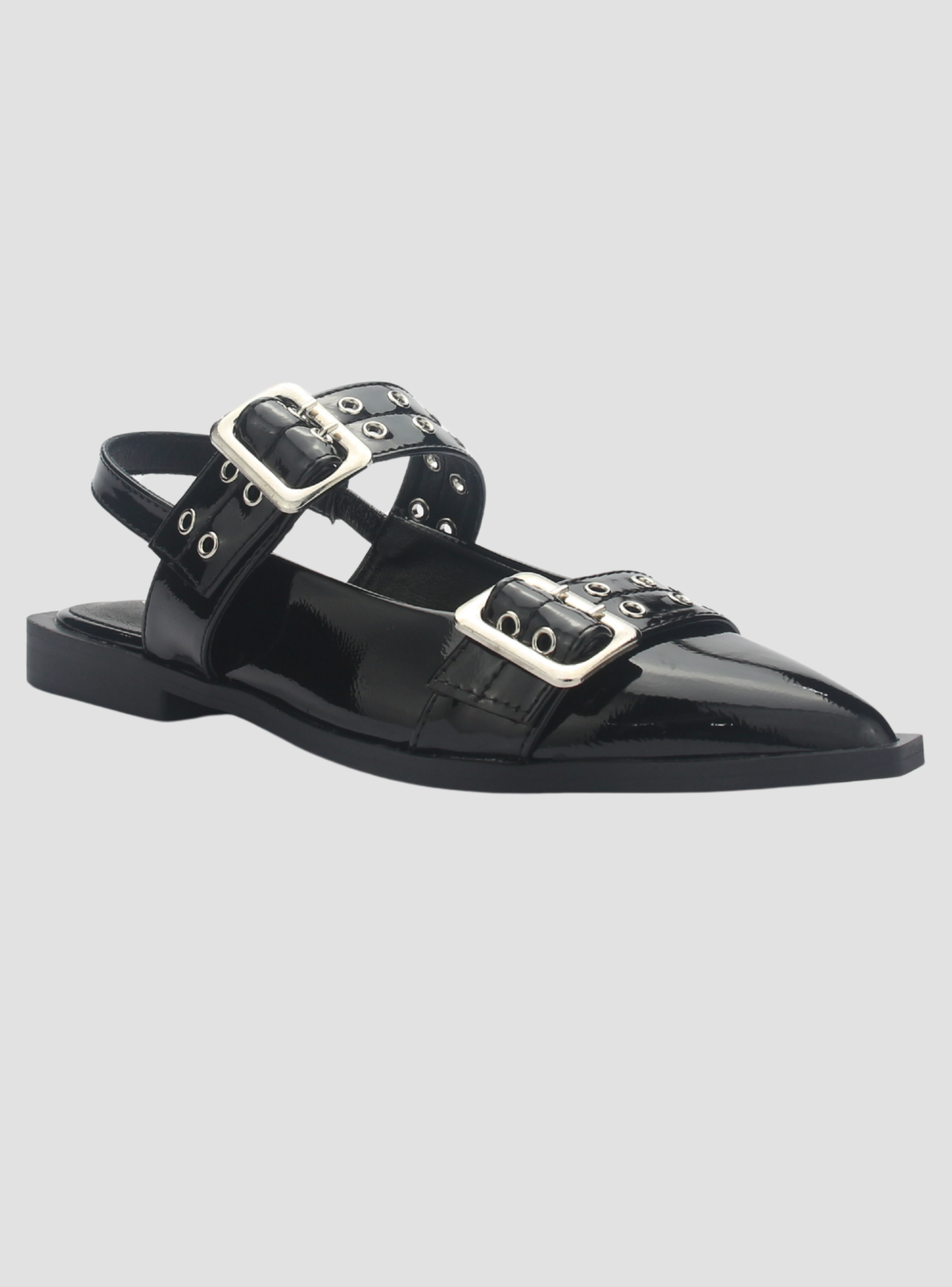 Ballerina Mujer Chalada Slik-21 Negro Casual-2