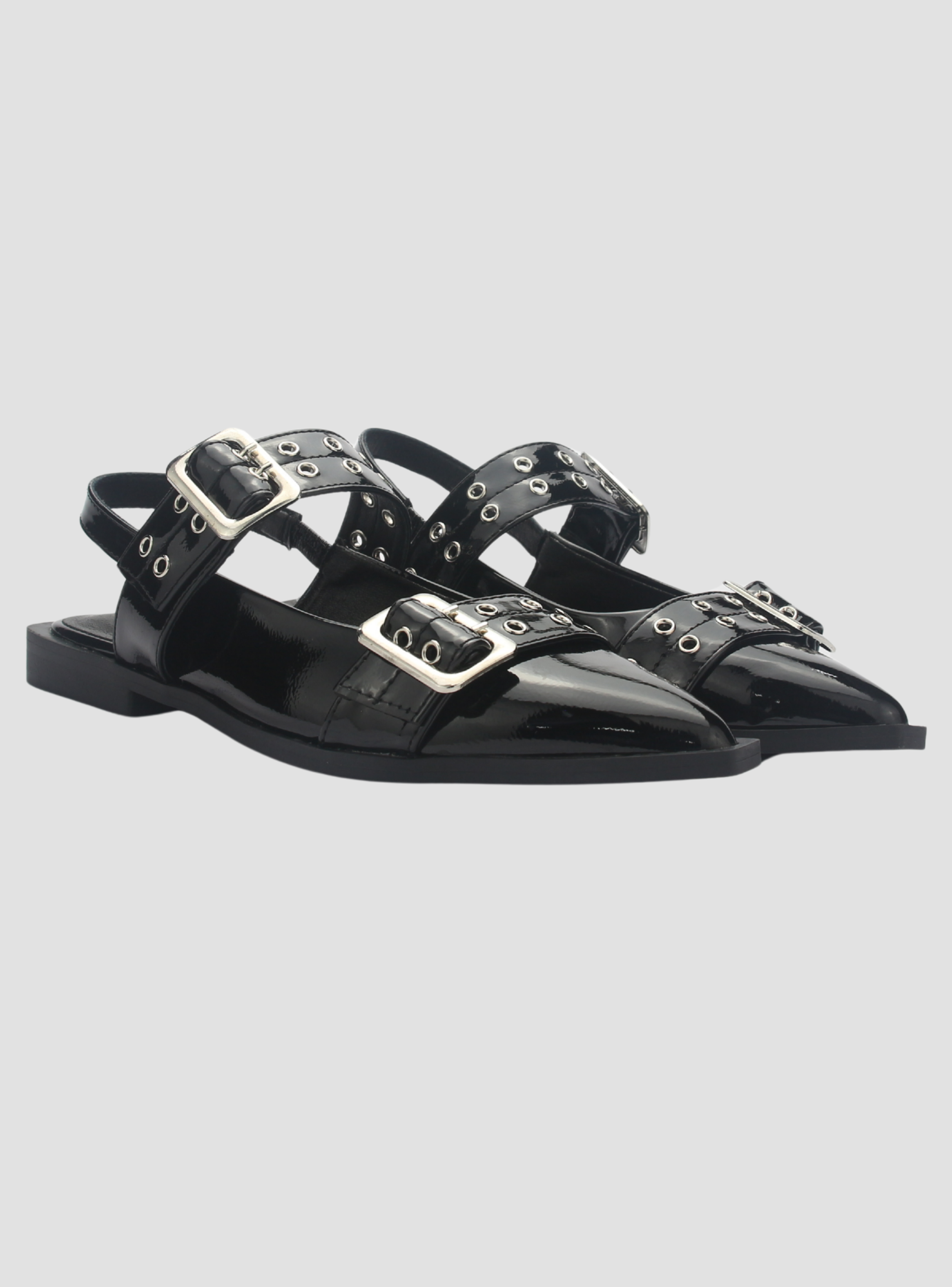 Ballerina Mujer Chalada Slik-21 Negro Casual-6