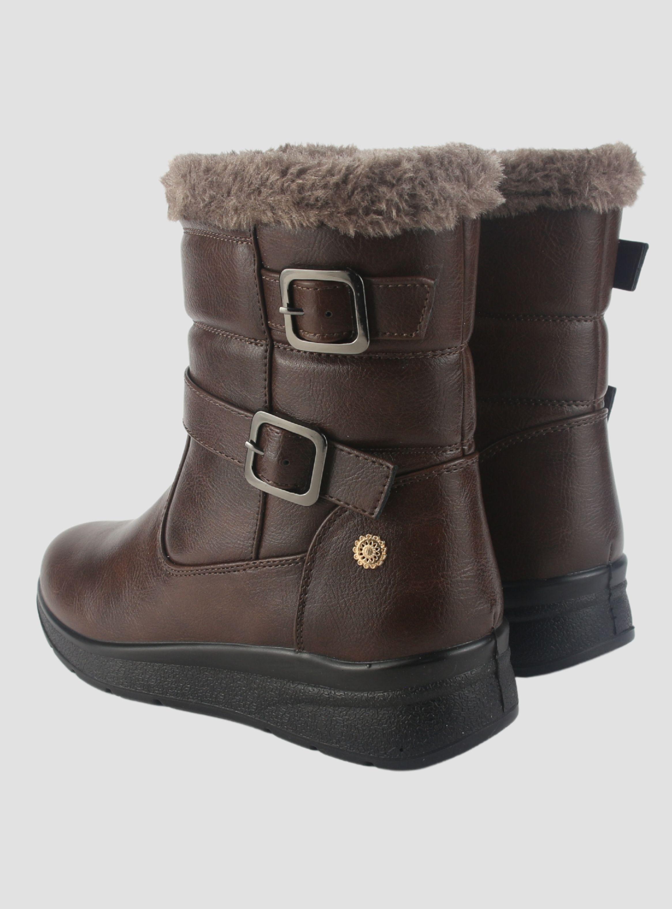 Botin Chalada Mujer Canet-1 Café Casual-5