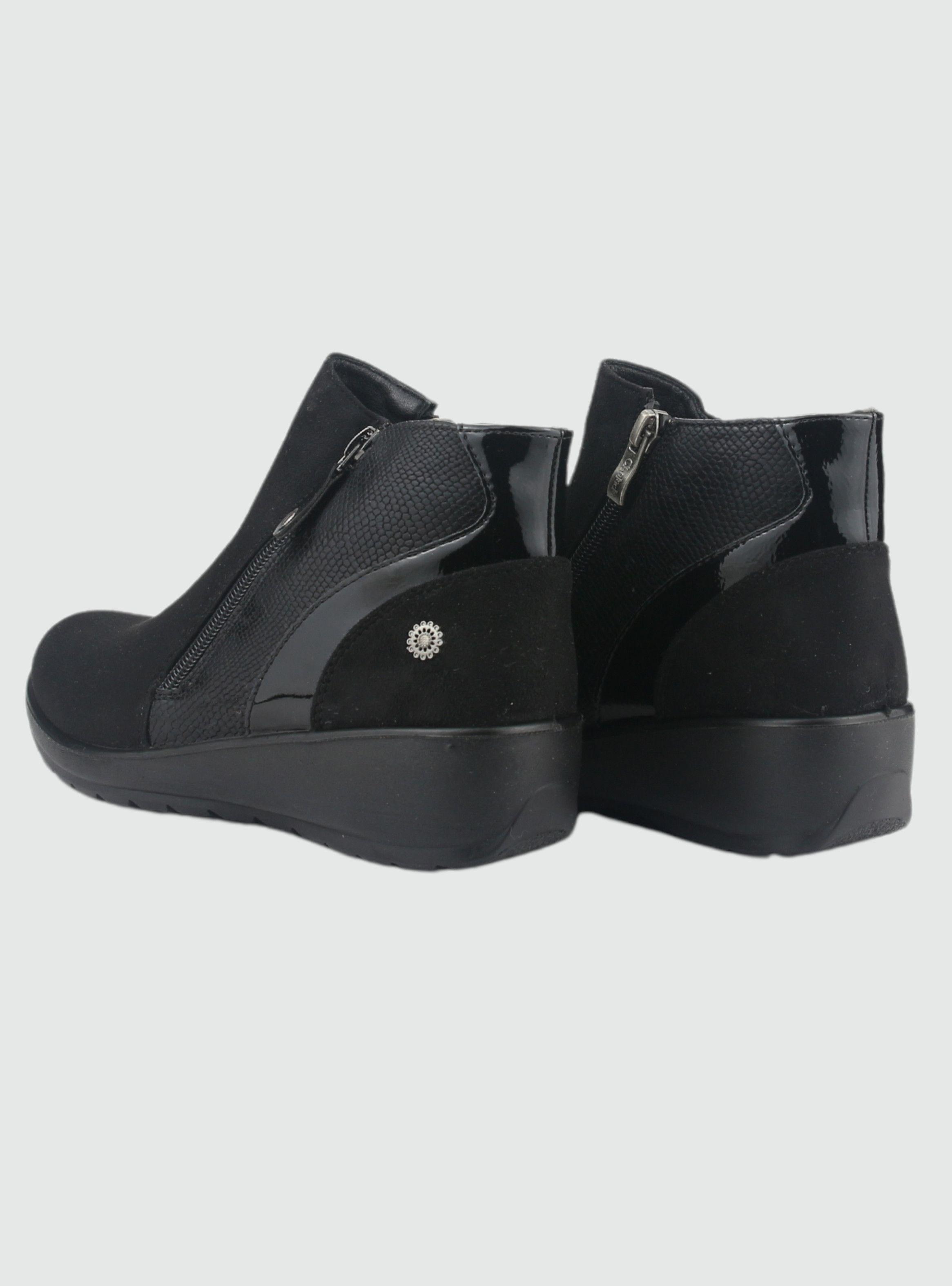 Botin Chalada Mujer Confort-5 Negro Casual-5