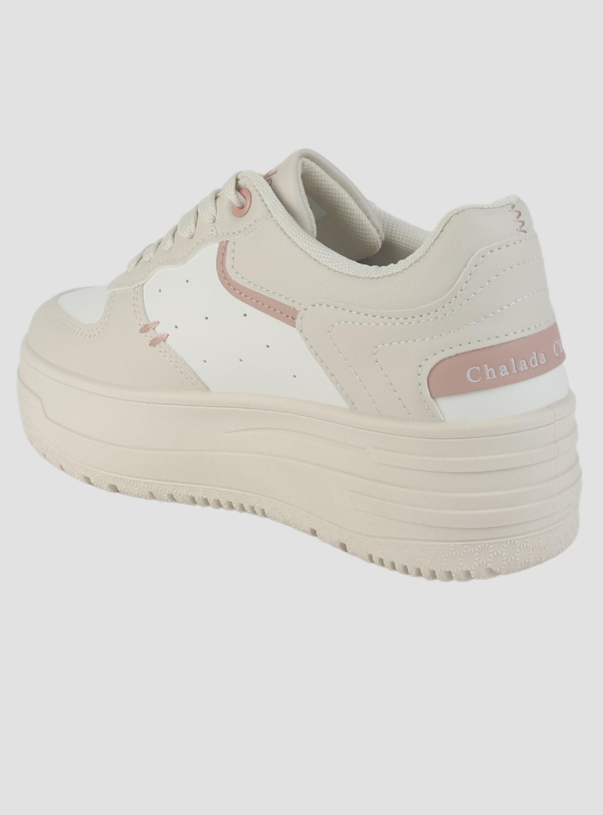 Zapatilla Chalada Mujer Mitsu-3 Beige Urbano-3