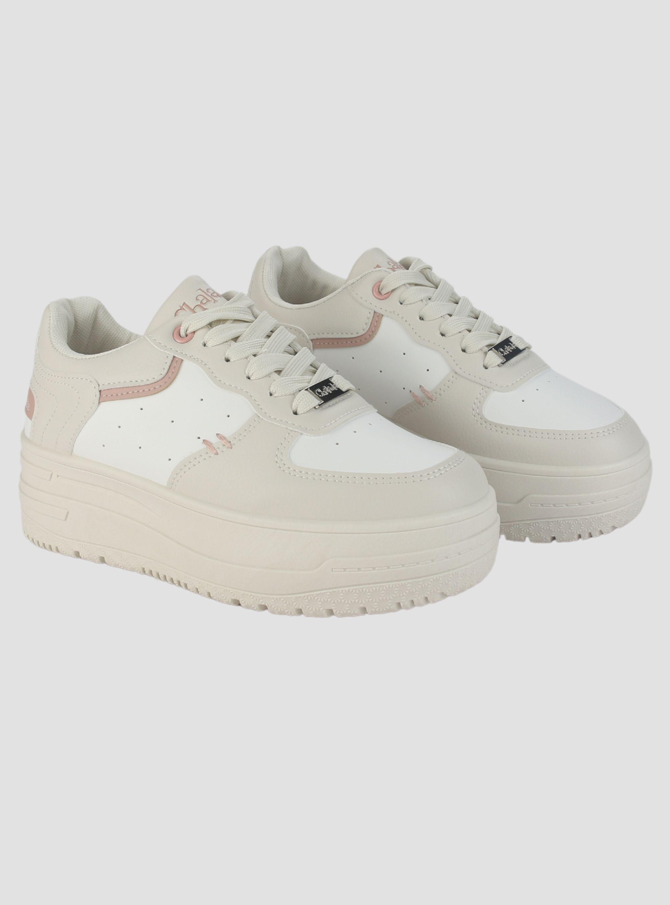 Zapatilla Chalada Mujer Mitsu-3 Beige Urbano-4