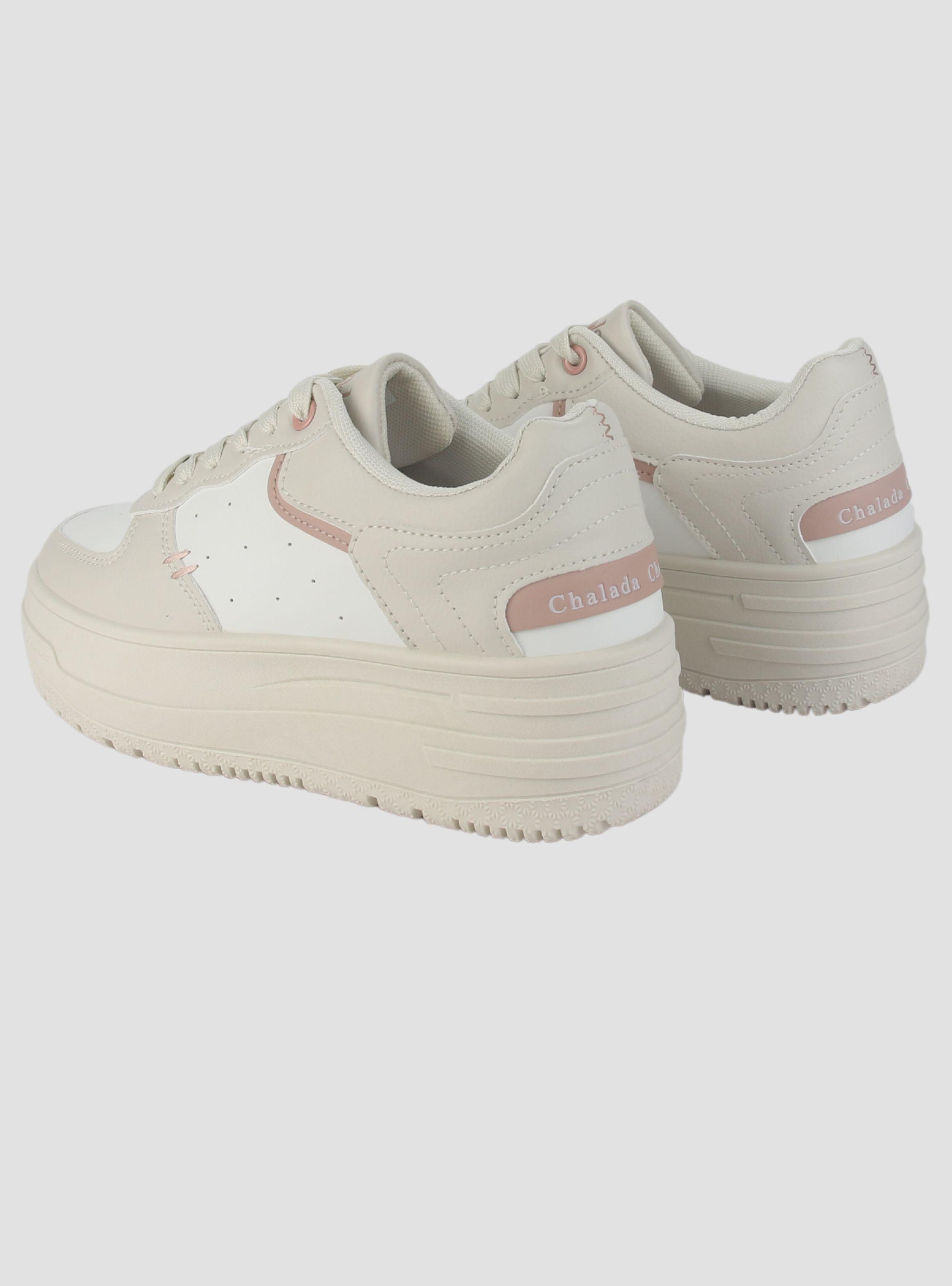 Zapatilla Chalada Mujer Mitsu-3 Beige Urbano-5